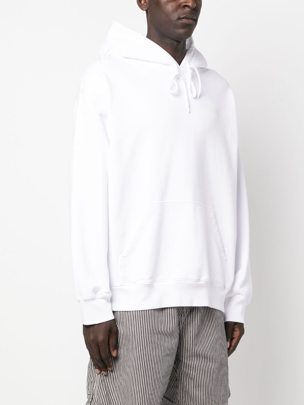 graphic-print cotton hoodie - 4
