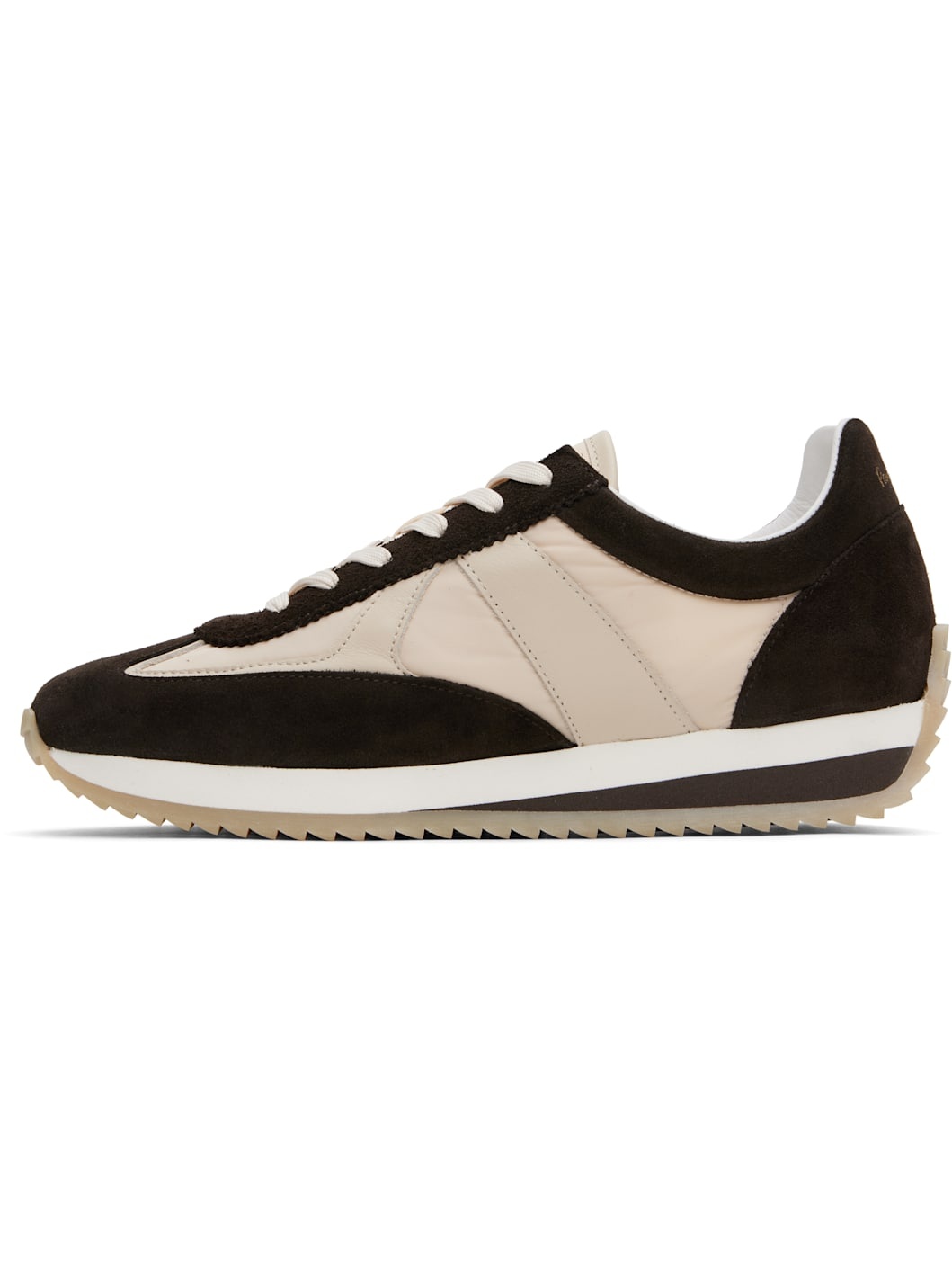 Brown & Beige Vignola Suede Sneakers - 3