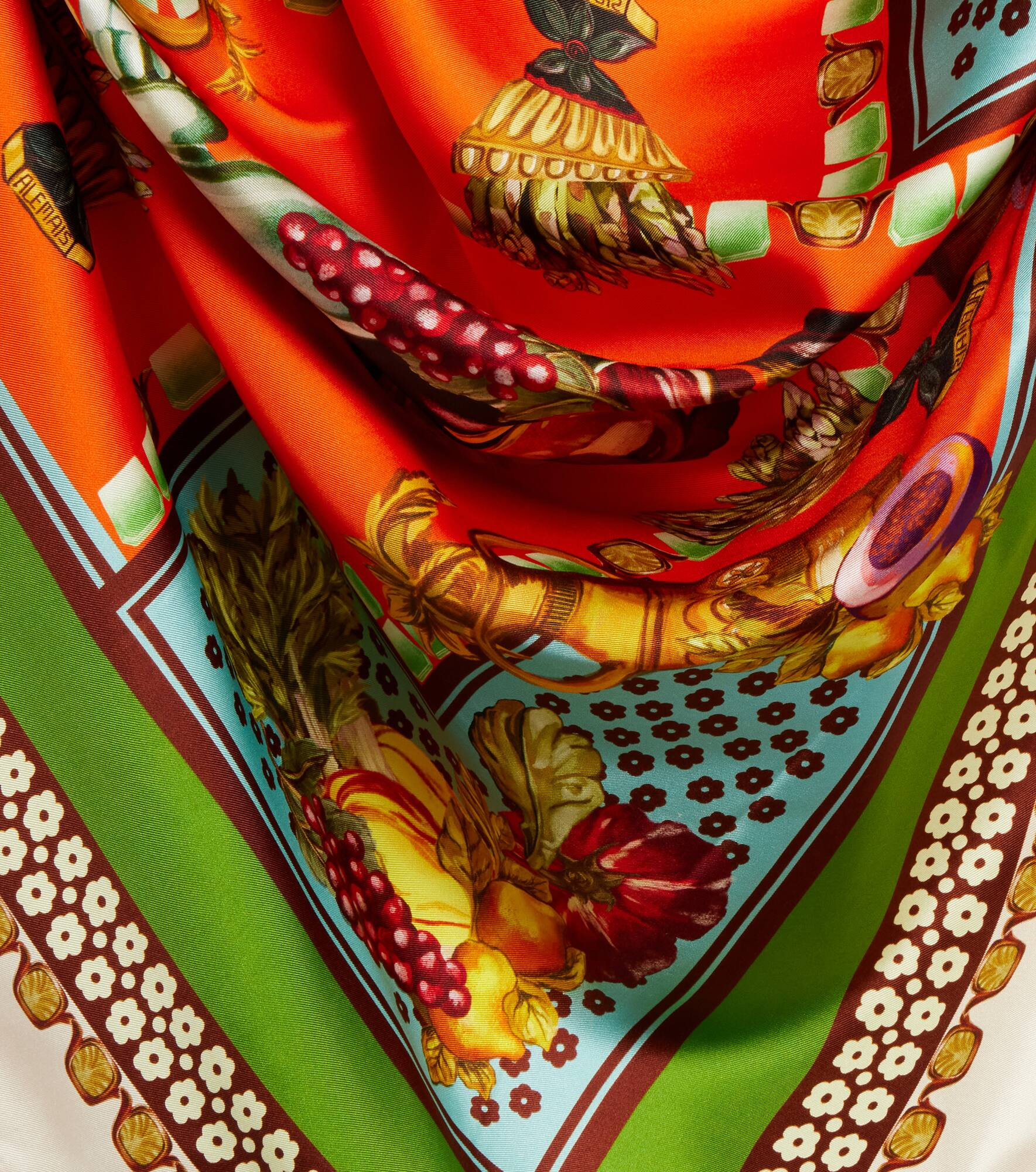 Rocco printed silk scarf - 4