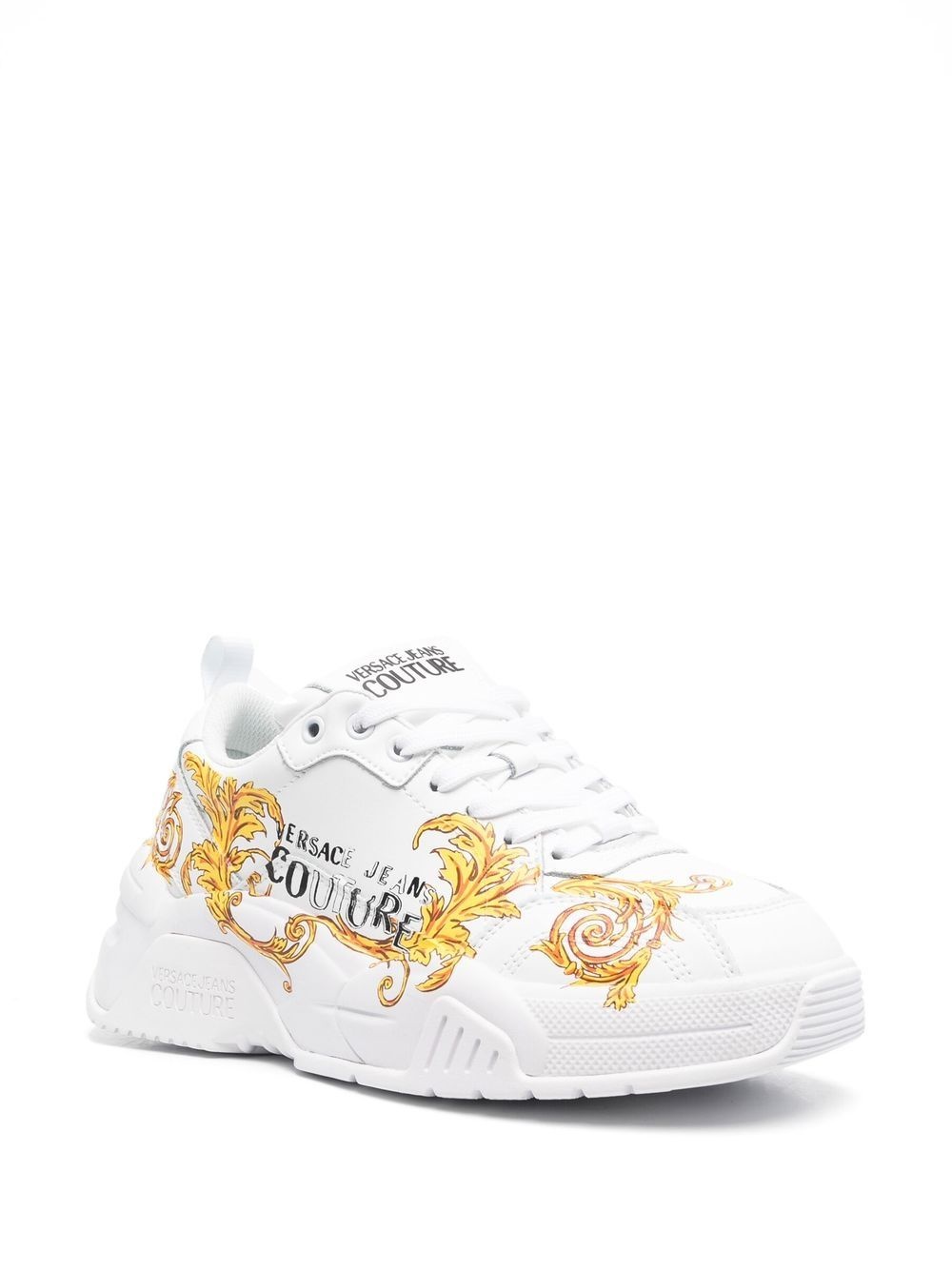 side logo-print detail sneakers - 2