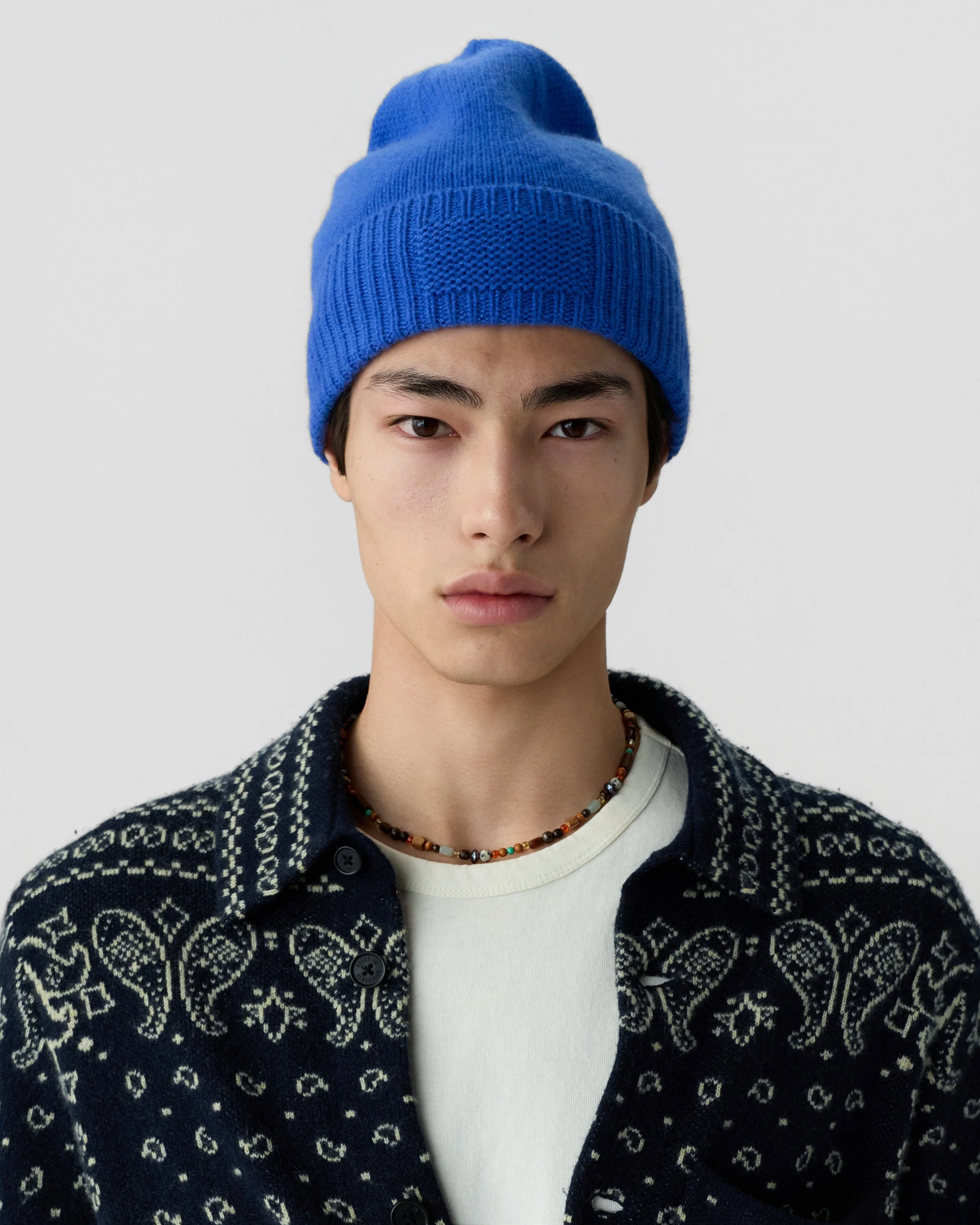 Rib Cuff Beanie - 1