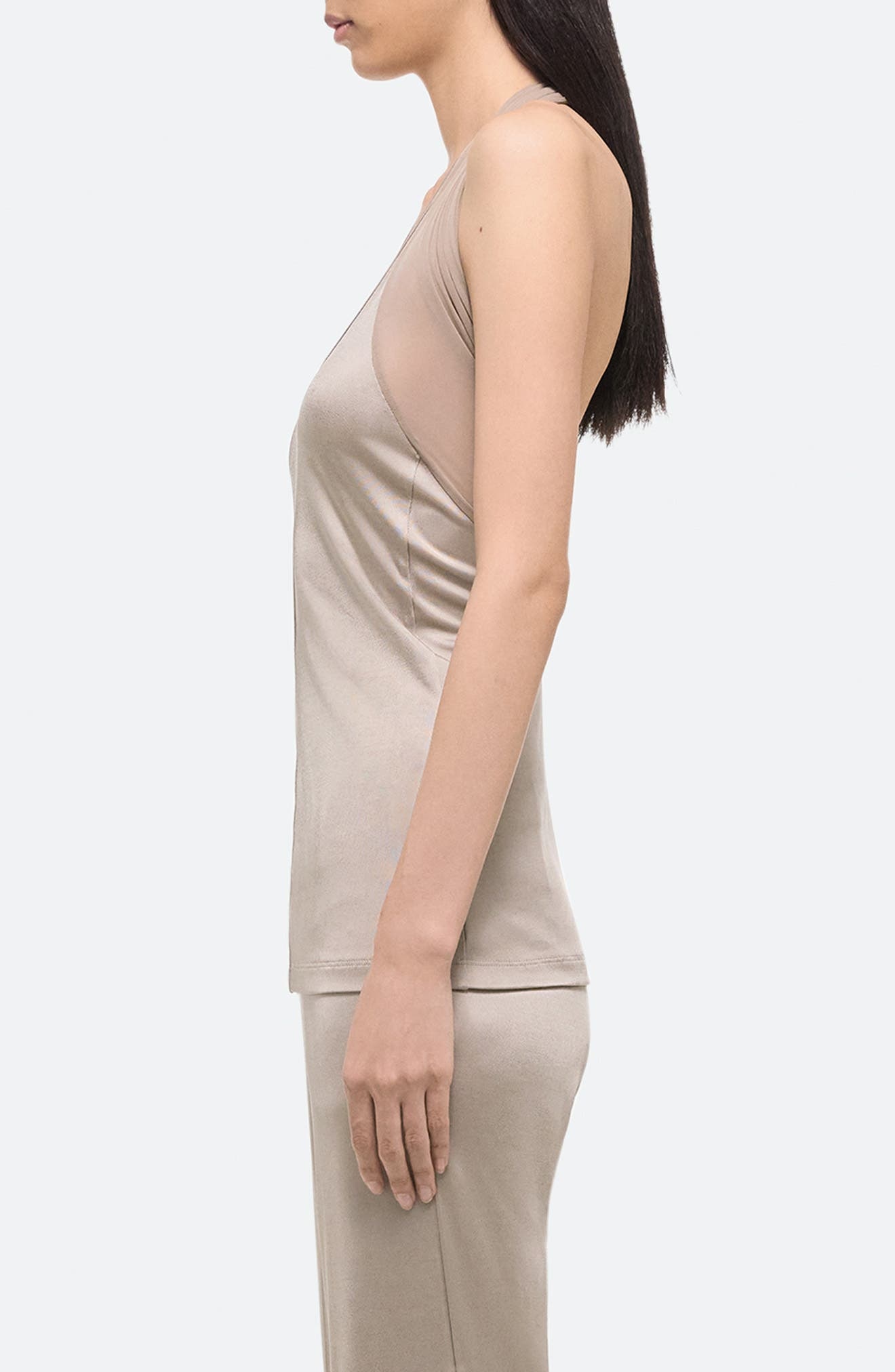 Helmut Lang Dancer Halter Top in Dune - 3