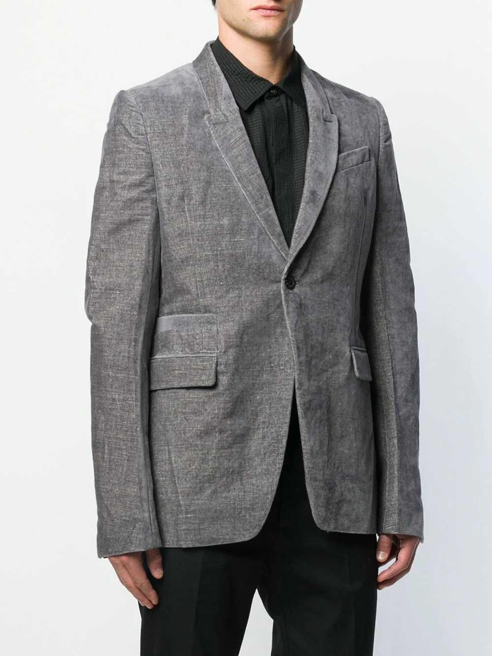 velvet blazer - 3