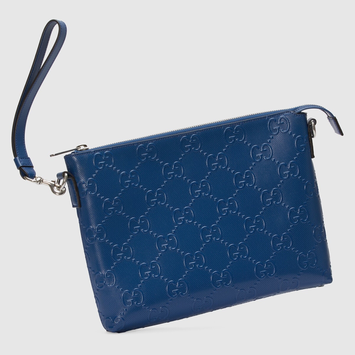 GG embossed medium messenger bag - 5
