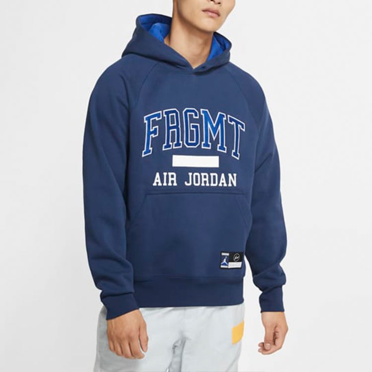 Air Jordan x Fragment Design FW Pullovers Street Style Collaboration Long Sleeves Men Blue DA2984-41 - 2