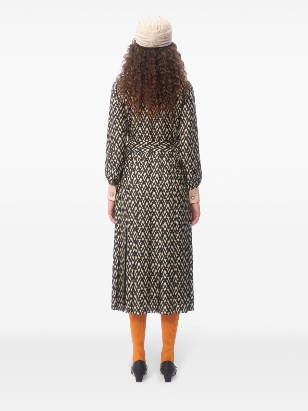 contrasting shirt dress - 4
