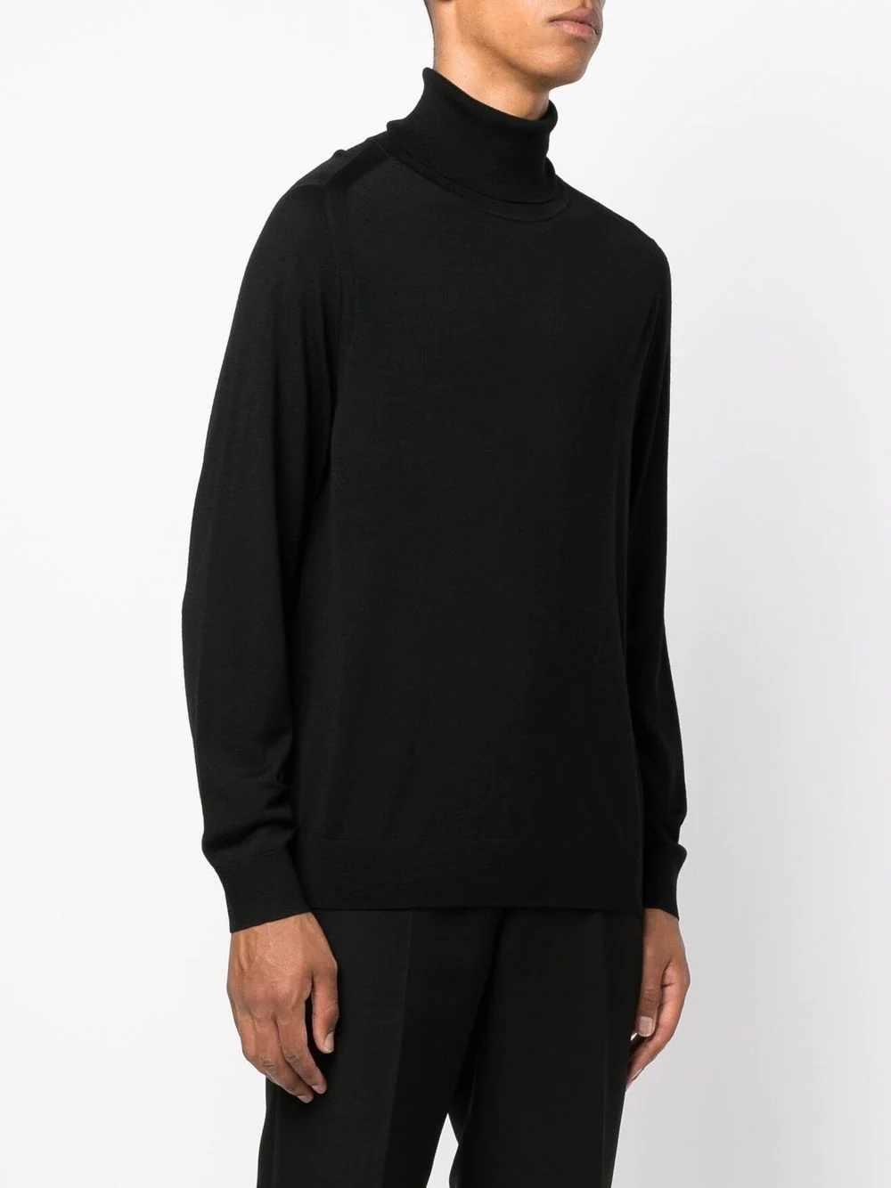 long-sleeve roll-neck jumper - 3