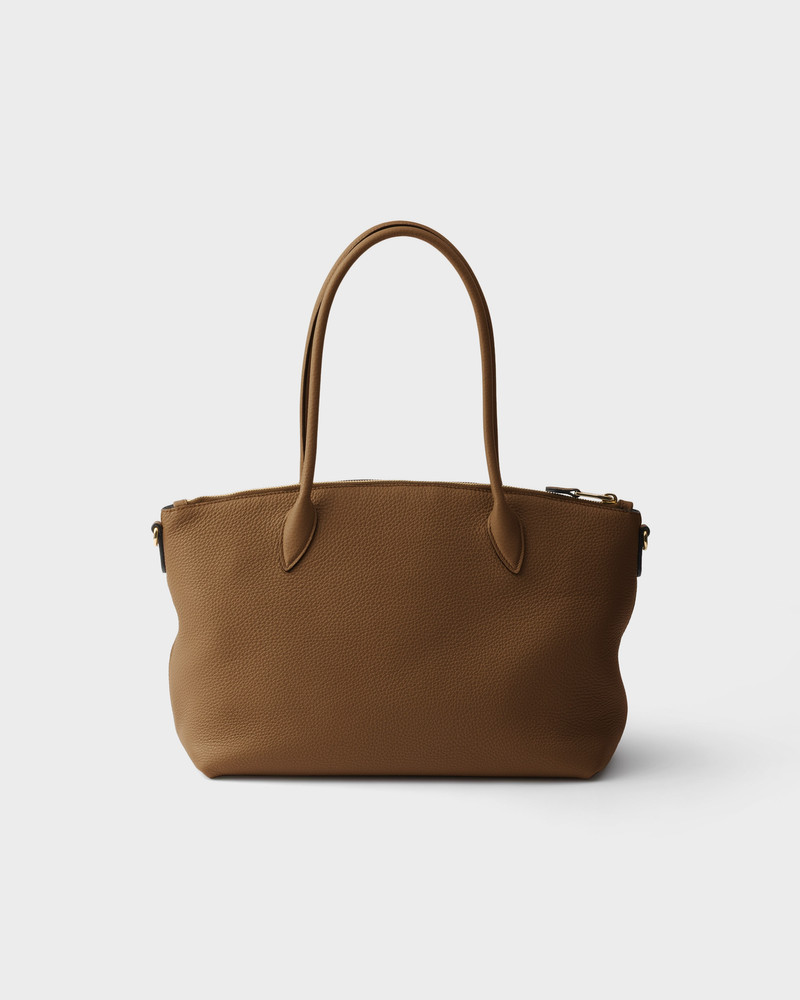 Large leather tote bag 3