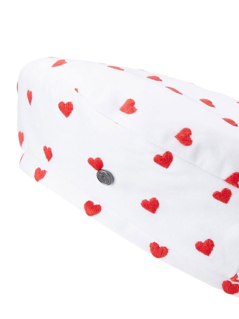 MAISON MICHEL New Billy heart-print beret outlook