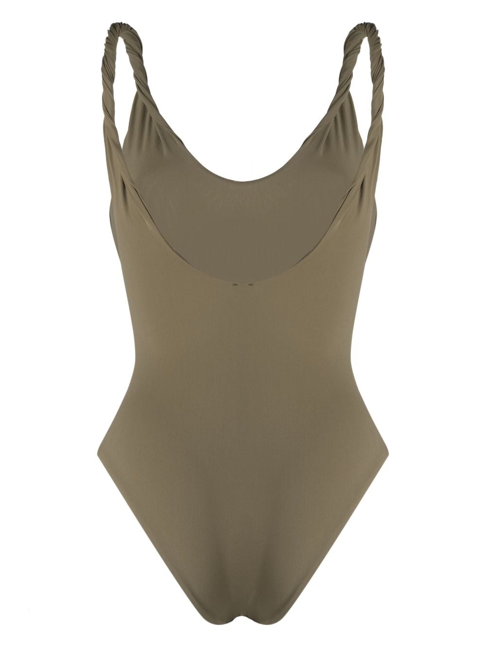 twisted scoop-neck swimsuit - 2