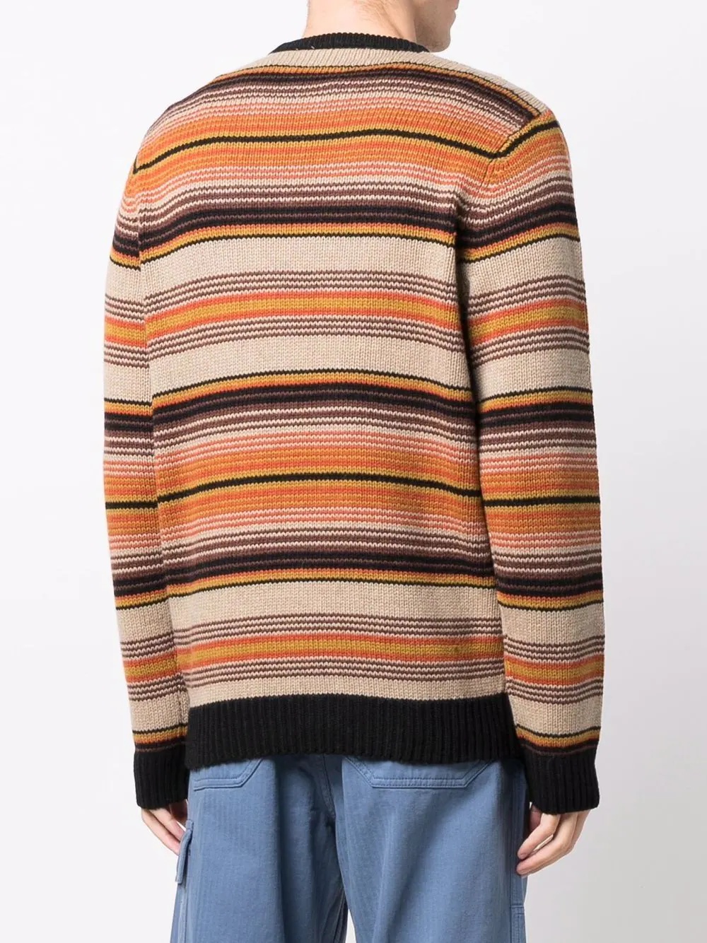 Tuscon striped crew-neck jumper - 4