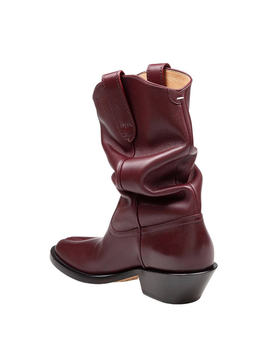 Maison Margiela Tabi Cowboy Boots Made Of Calfskin - 4