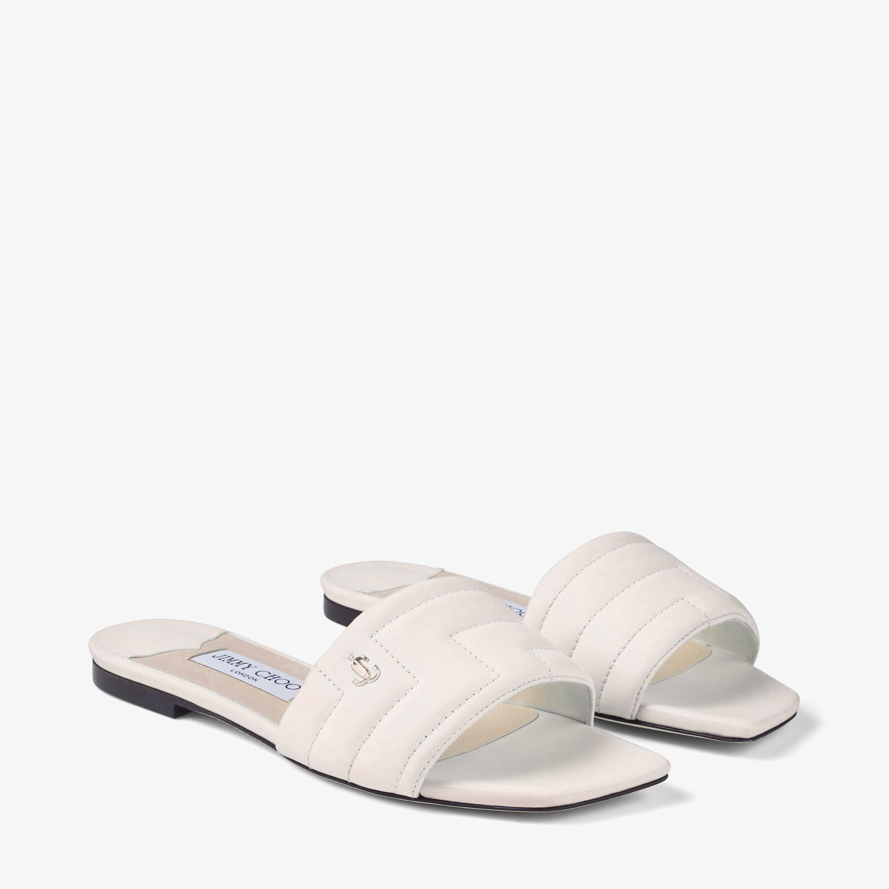 Themis Flat
Latte Avenue Nappa Leather Flat Sandals - 2