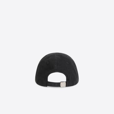 BALENCIAGA Double B Cap in Black outlook