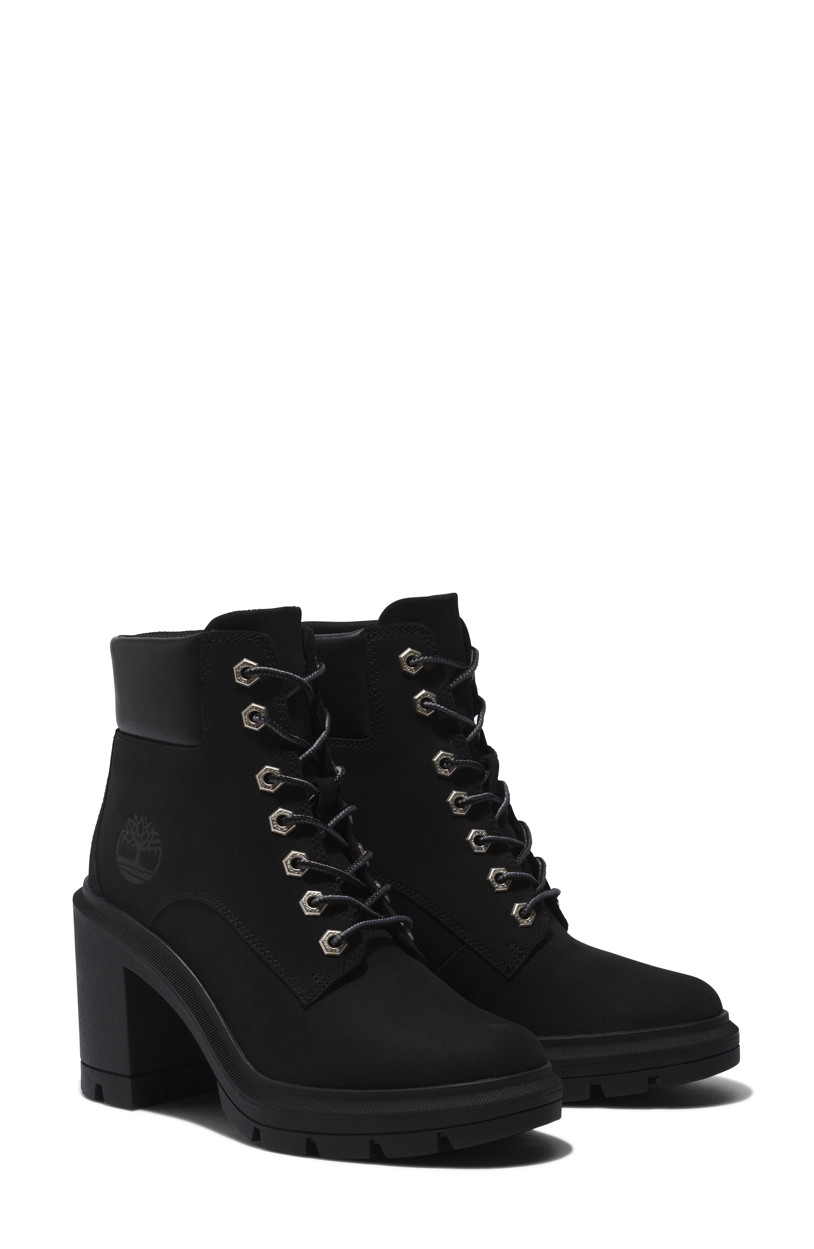 Timberland Allington Heights Water Resistant Boot in Black Nubuck at Nordstrom - 7