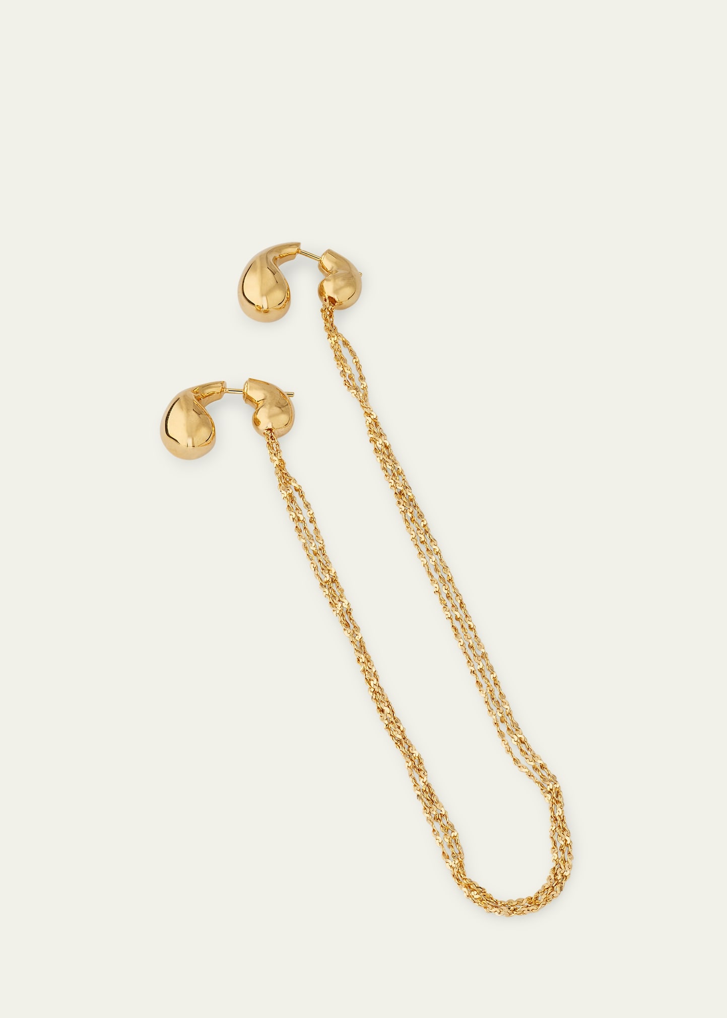 Mini Drop Chain Earrings - 3