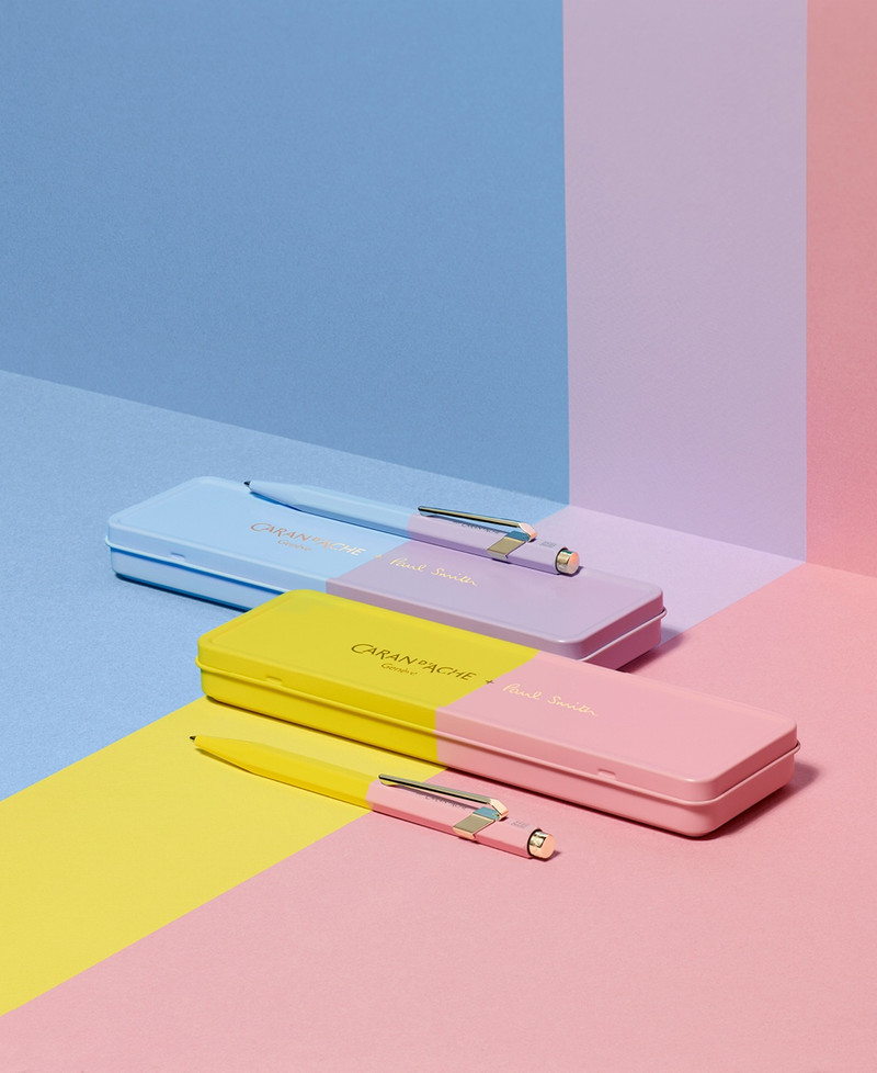 Caran d'Ache + Paul Smith - 849 Yellow & Pink Ballpoint Pen 5