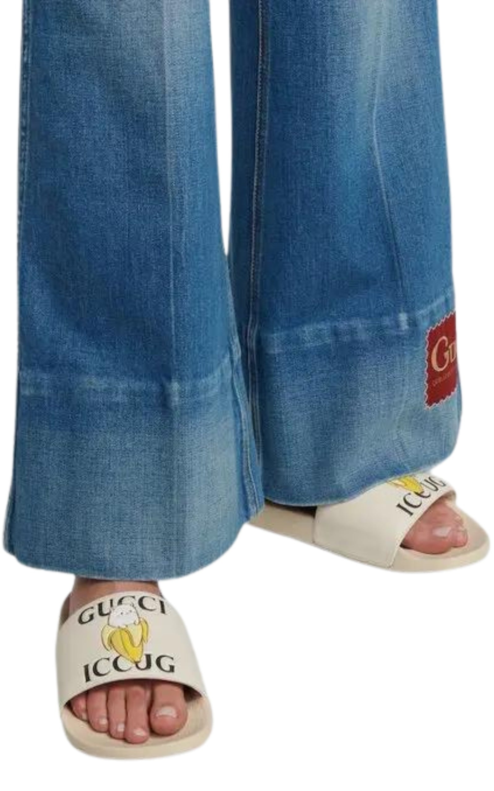 X Bananya Logo-print Open-toe Slides - 2