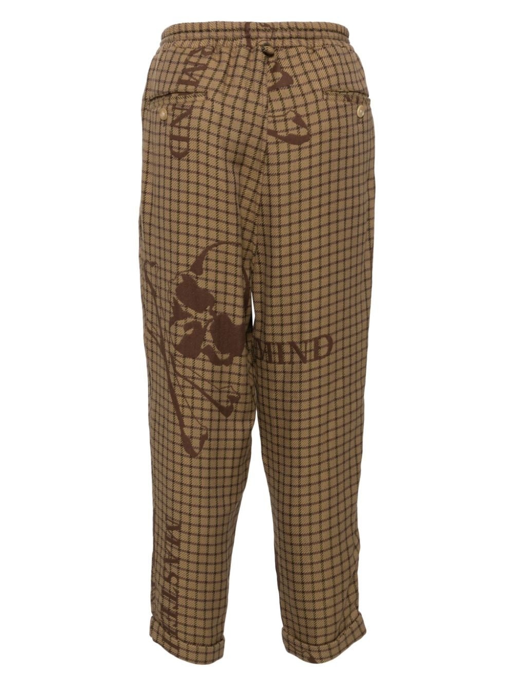 check pattern trouser - 2