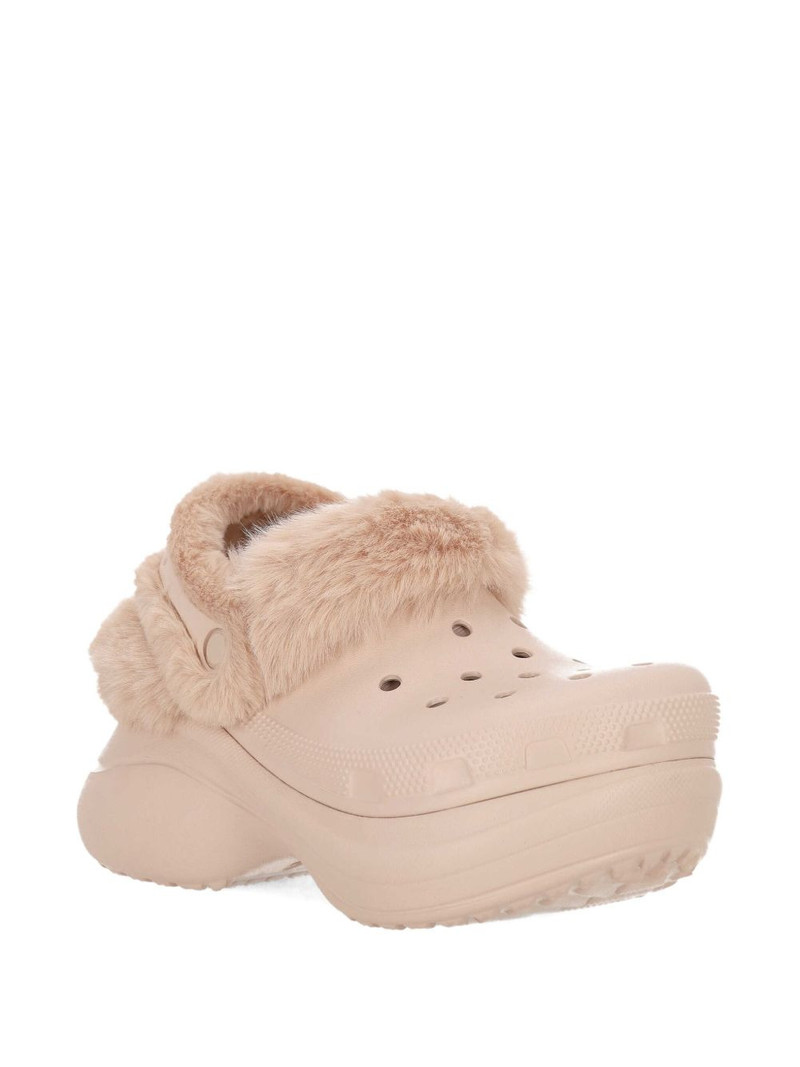 crocs textured platform slip-on outlook