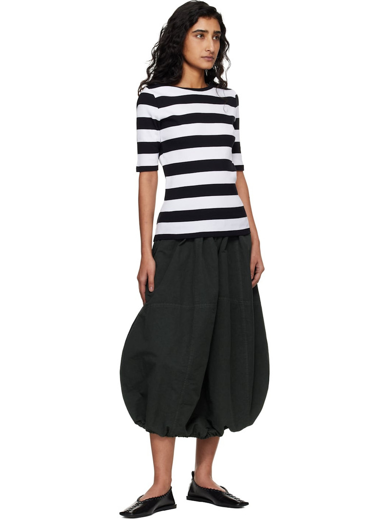 YMC Khaki Parachute Midi Skirt outlook