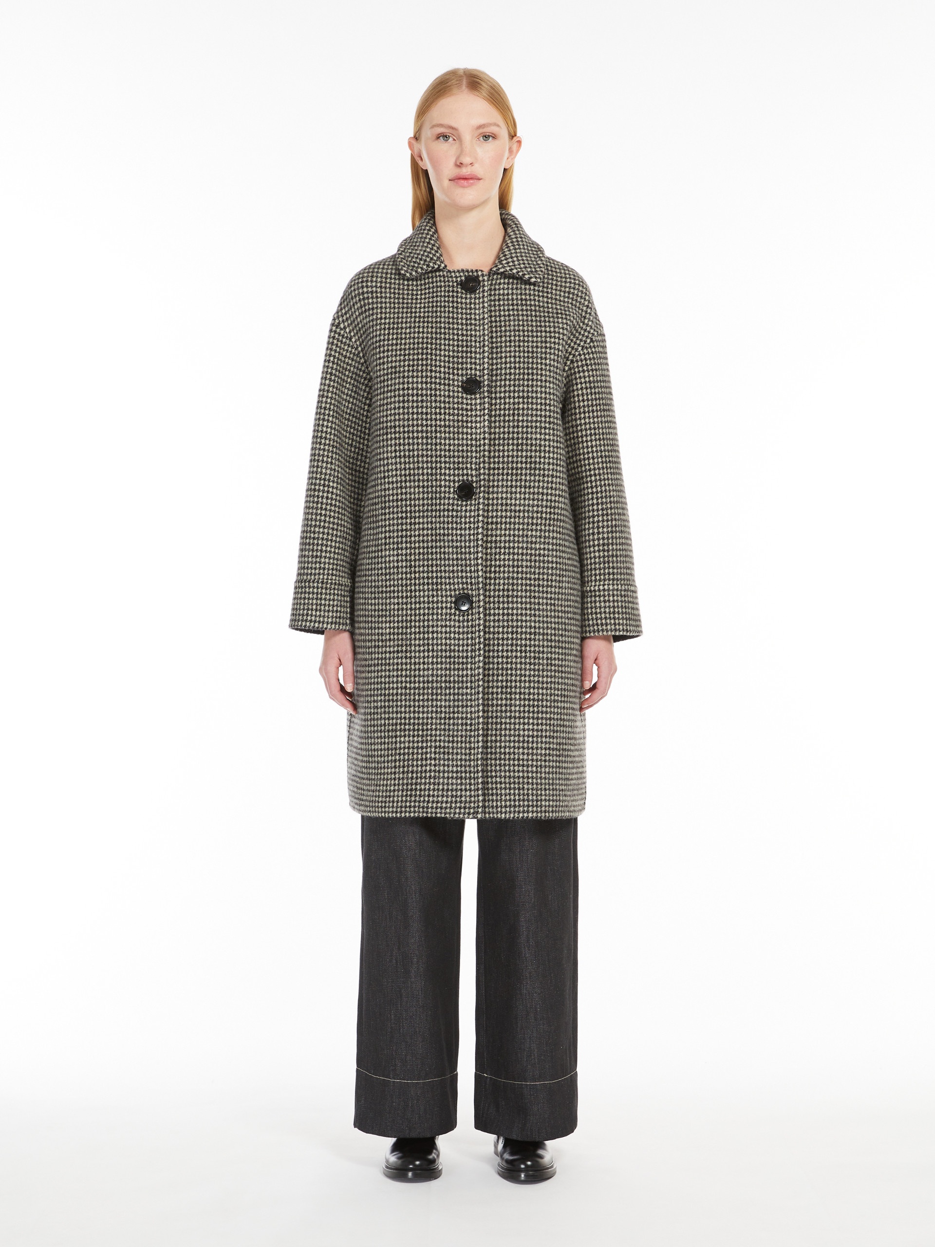 BARBARA Alpaca, wool and angora coat - 3