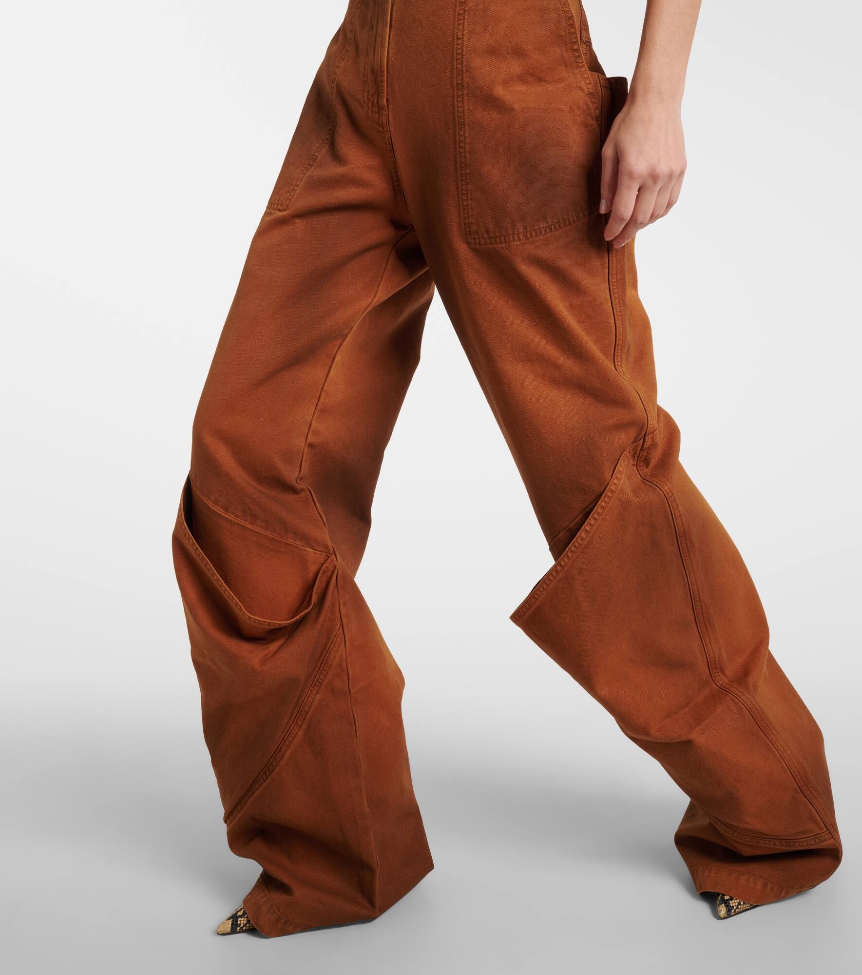 Oversized wide-leg jeans - 5