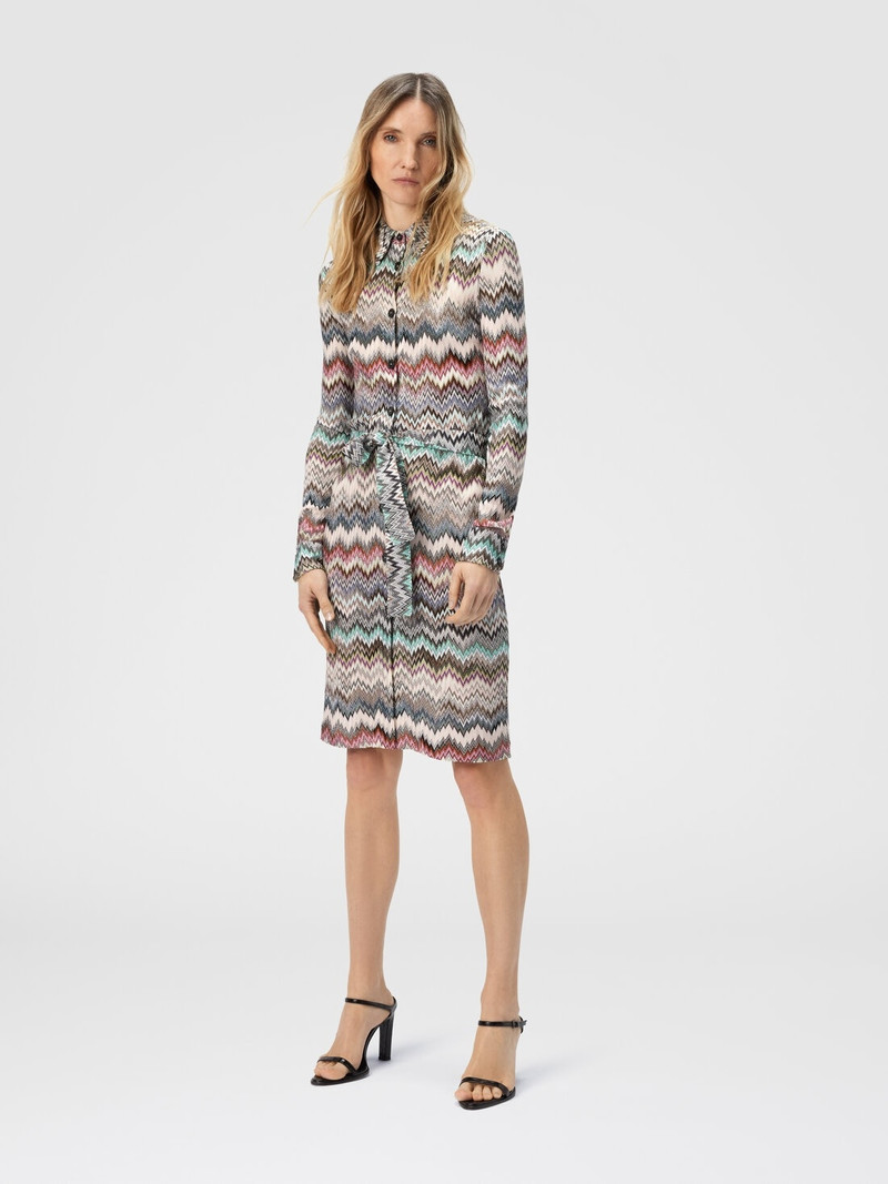 Missoni Shirt Dress with Snake Pattern outlook