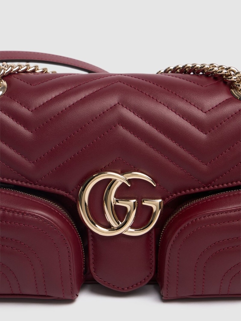 GG Marmont leather shoulder bag - 4