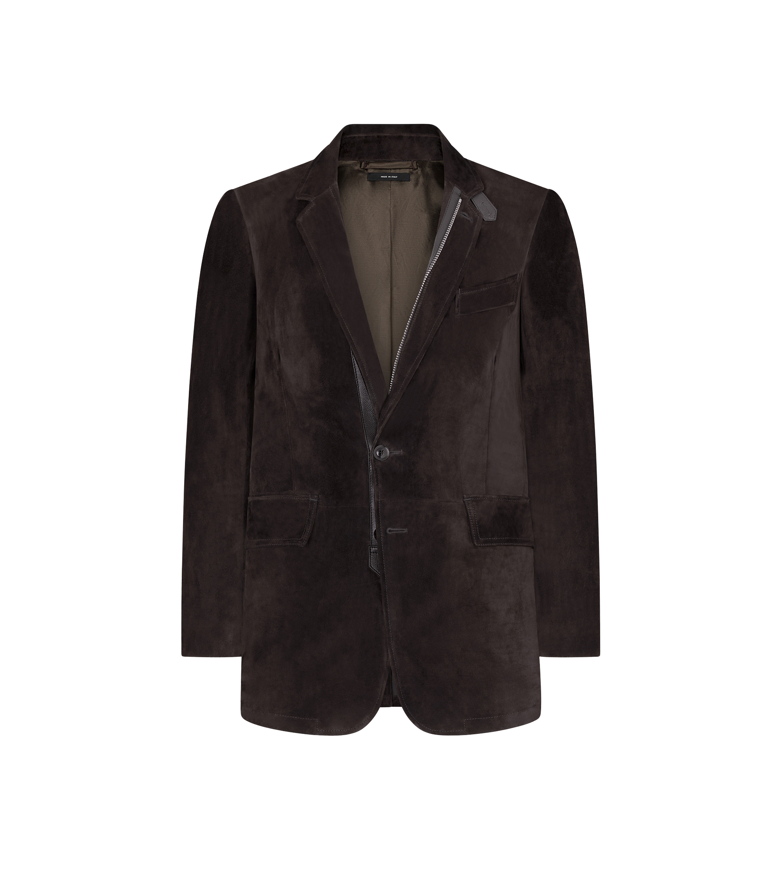 CASHMERE SUEDE SARTORIAL BLAZER - 1