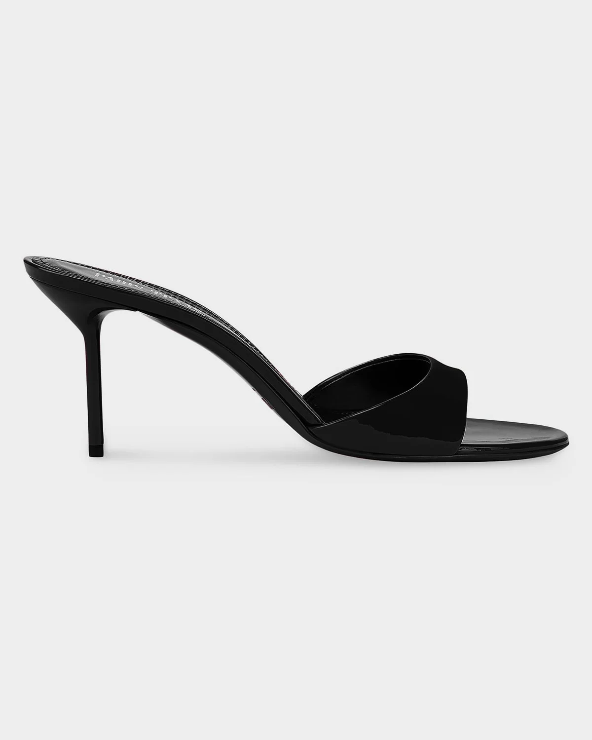 Lidia Patent Stiletto Mule Sandals - 1