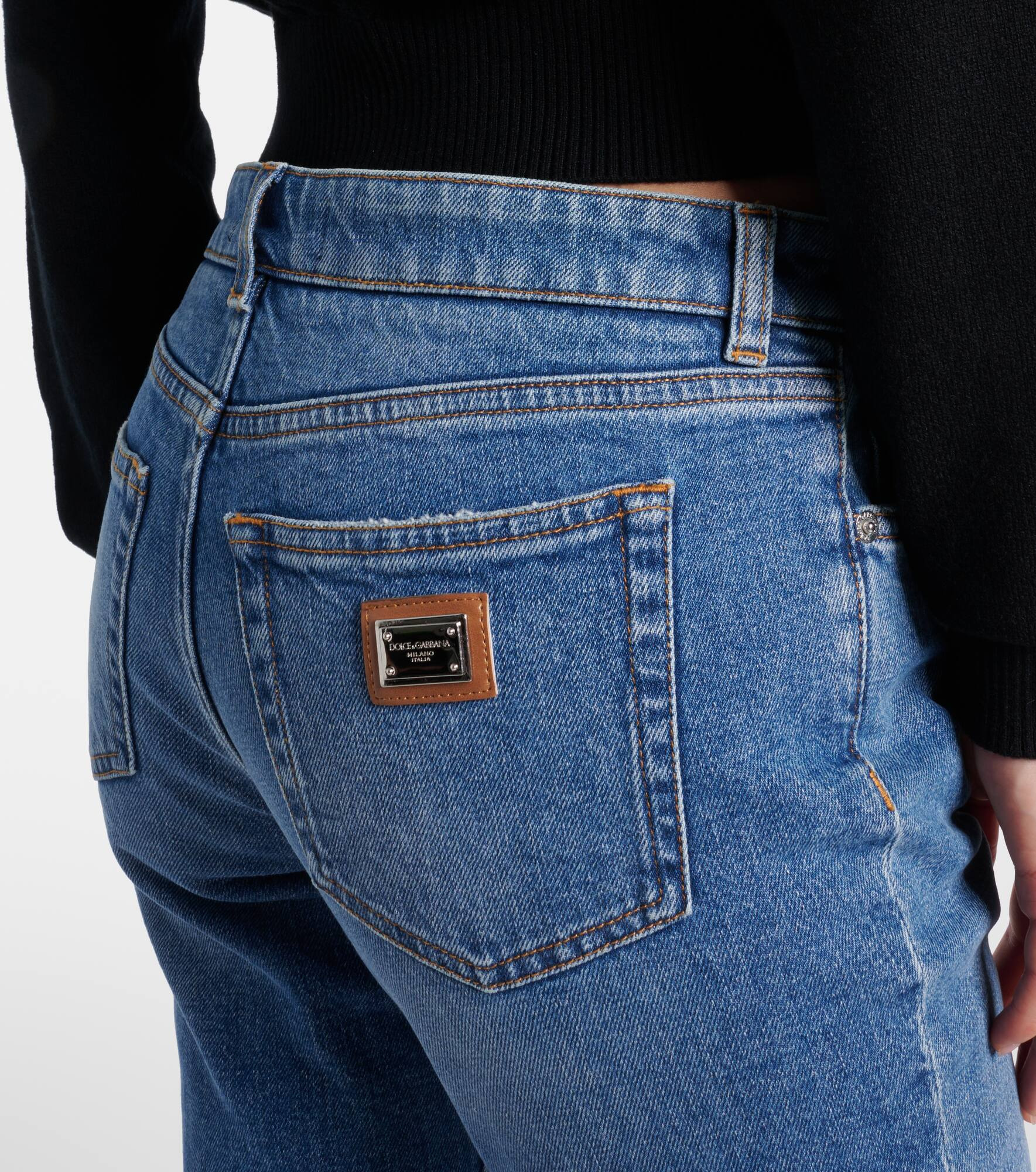 Mid-rise skinny jeans - 6