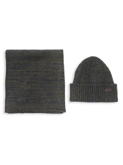 Barbour Crimdon Beanie Hat & Scarf Set outlook