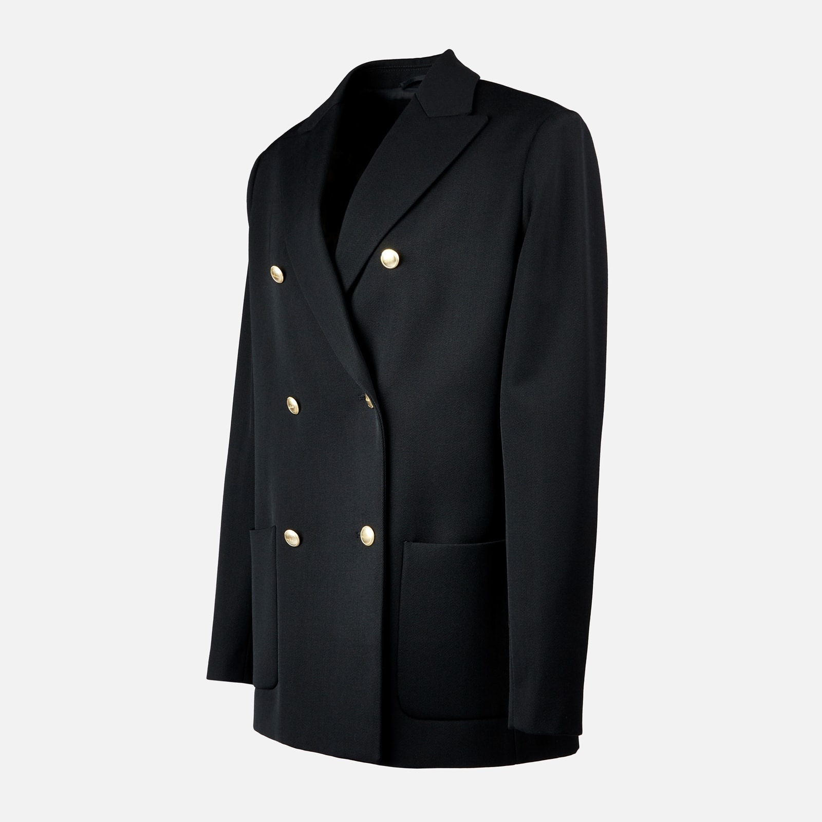 Double-breasted Jacket Black - 4