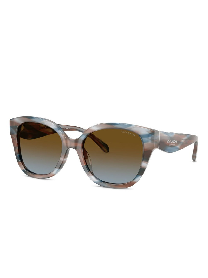 COACH marble-effect sunglasses outlook