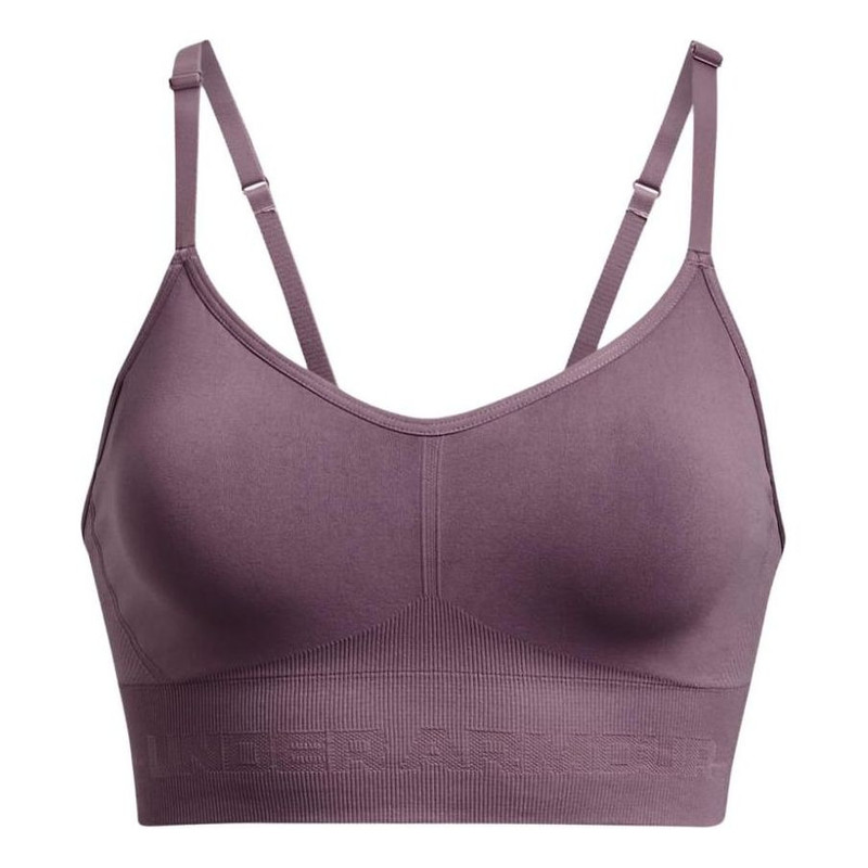 (WMNS) Under Armour Train Seamless Low Sports Bra 'Dark Purple' 1380428-500 1