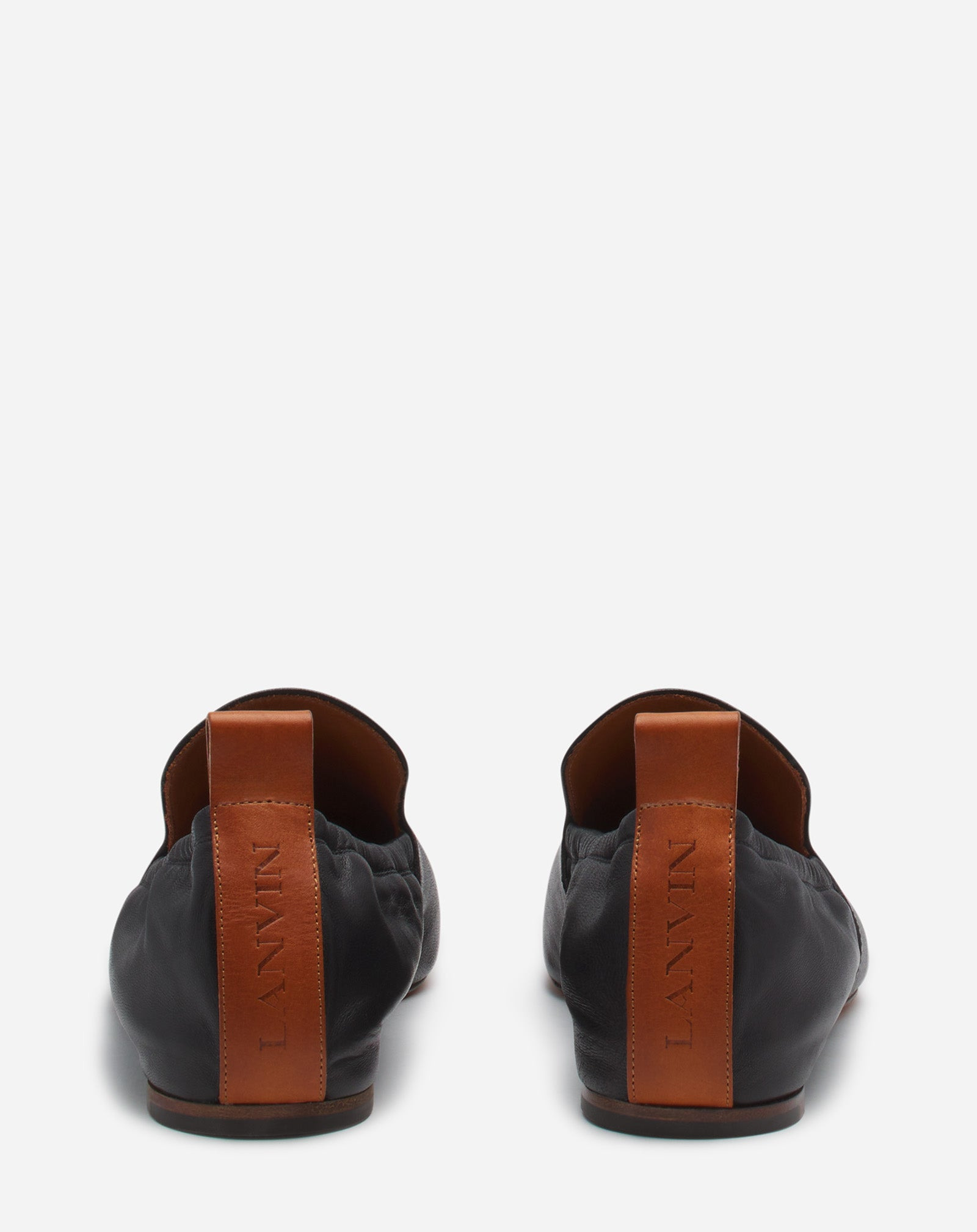 LEATHER BALLERINA LOAFERS - 4