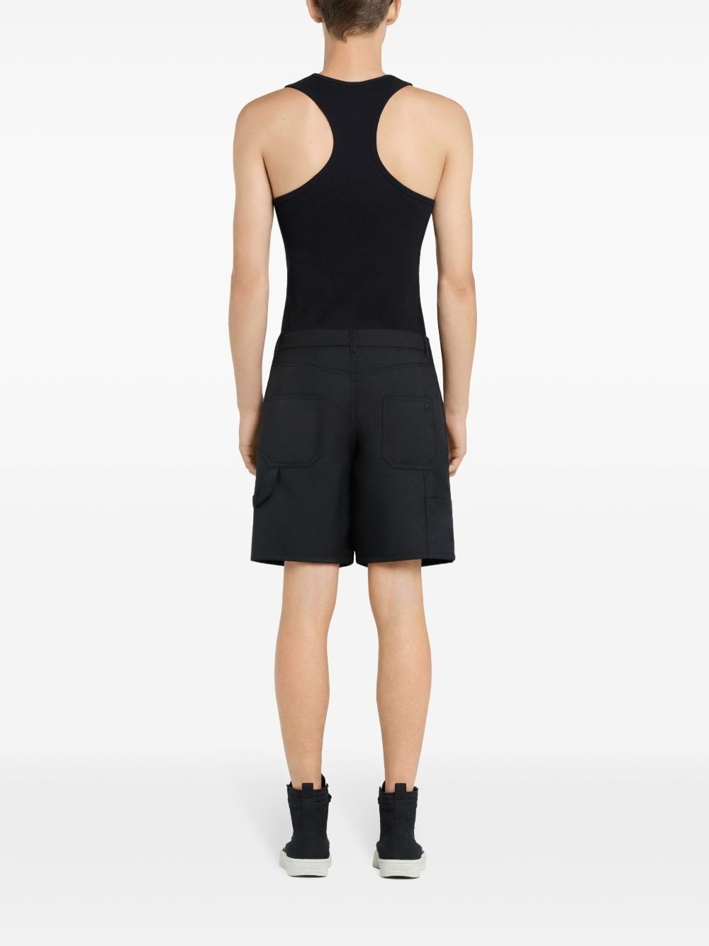 straight-leg bermuda shorts - 4