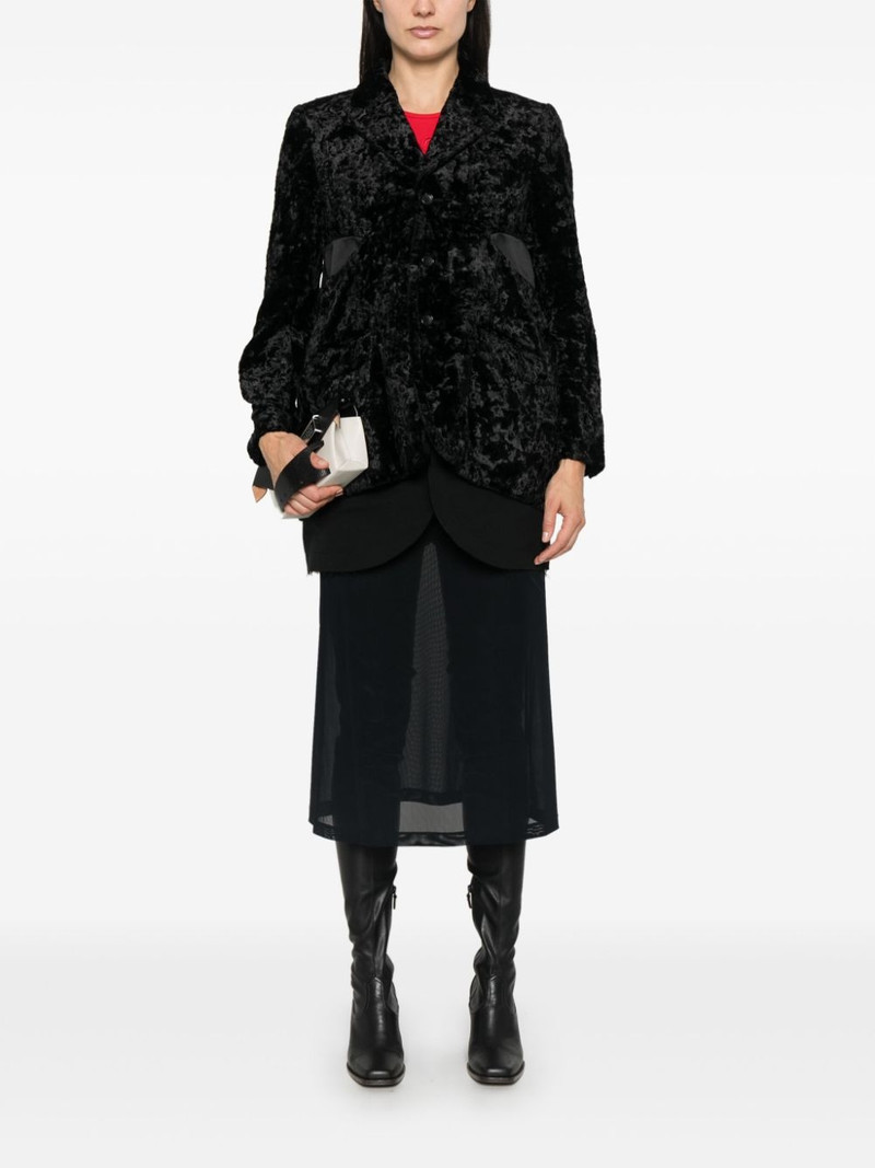 Comme Des Garçons velvet blazer outlook