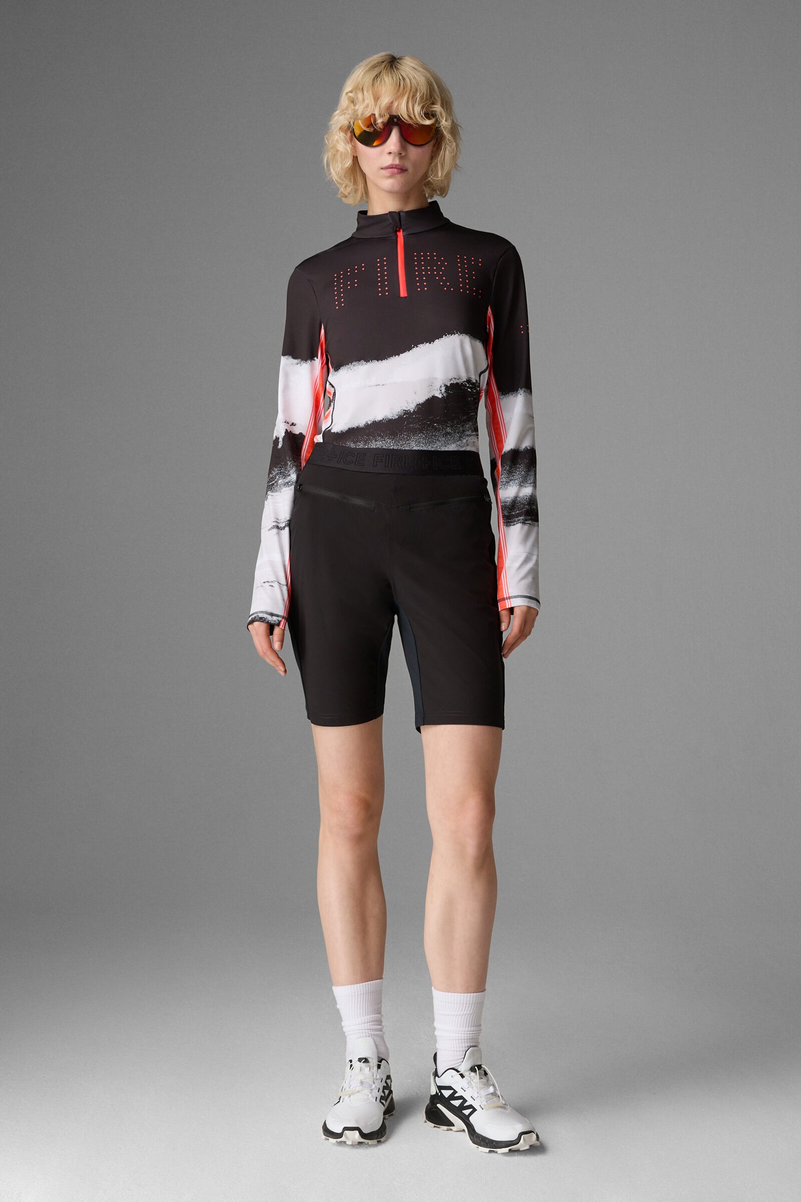 Afra functional shorts in Black - 4