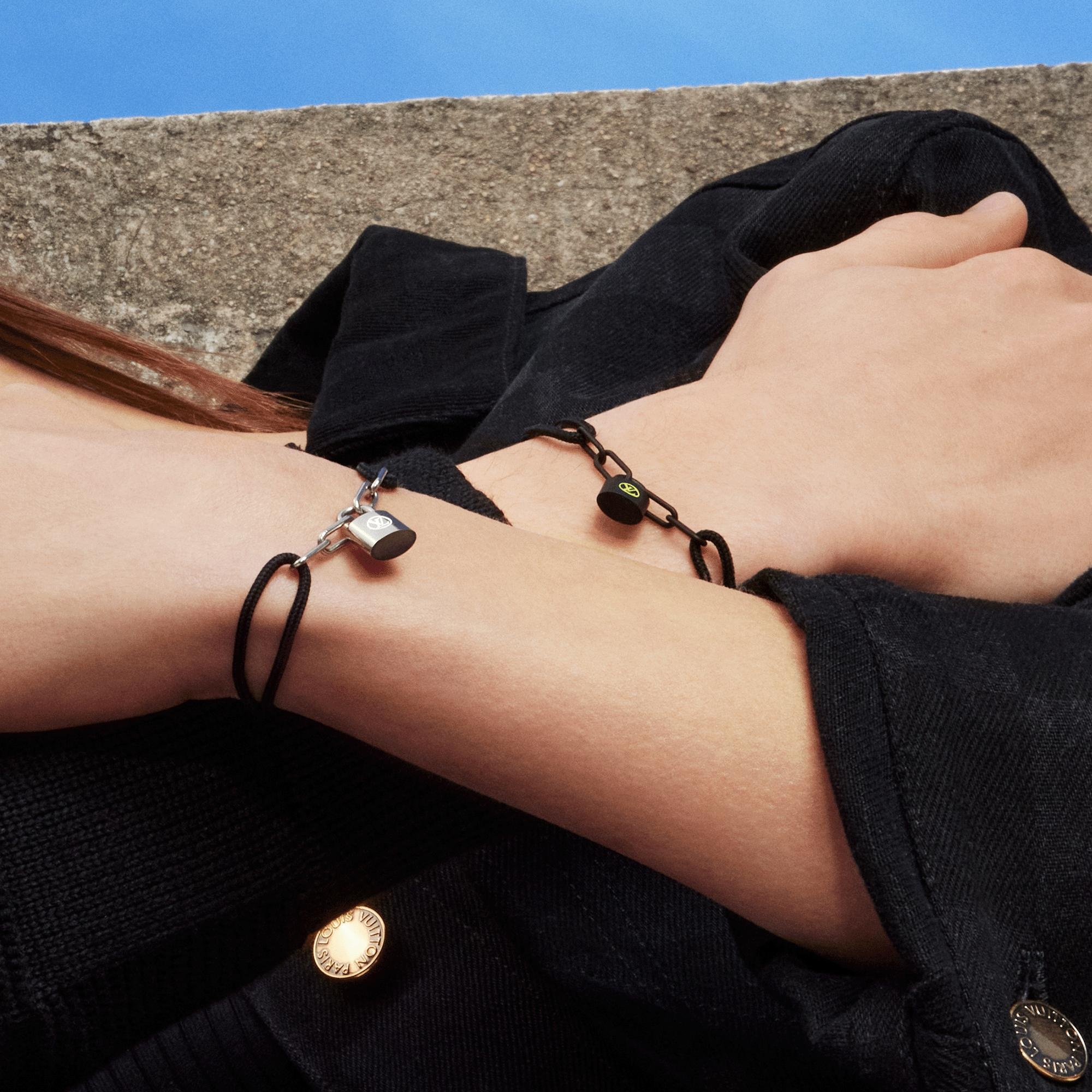 Silver Lockit X Virgil Abloh Bracelet, Black Titanium - 4
