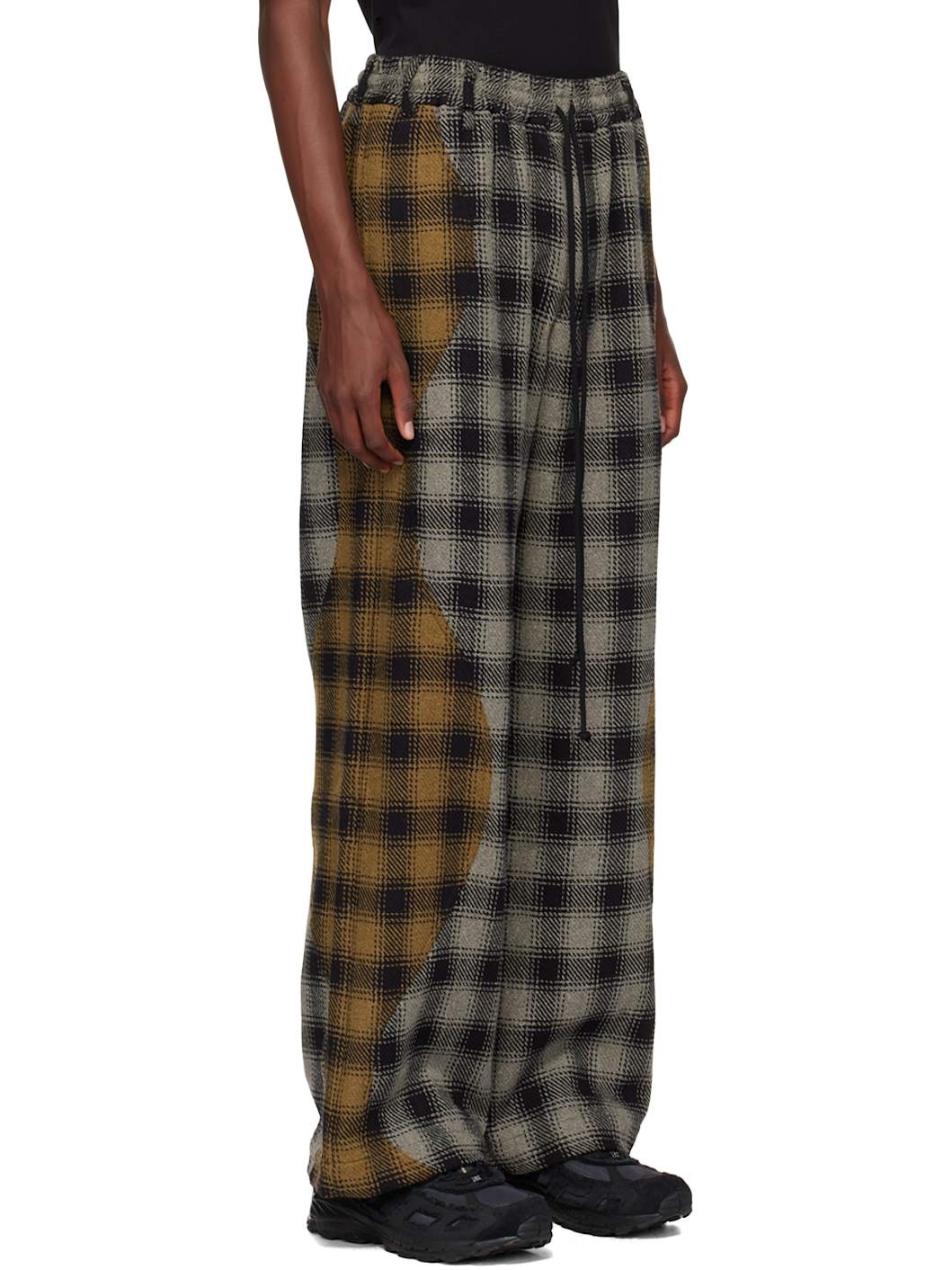 Black & Gray Relaxed Lounge Pants - 2