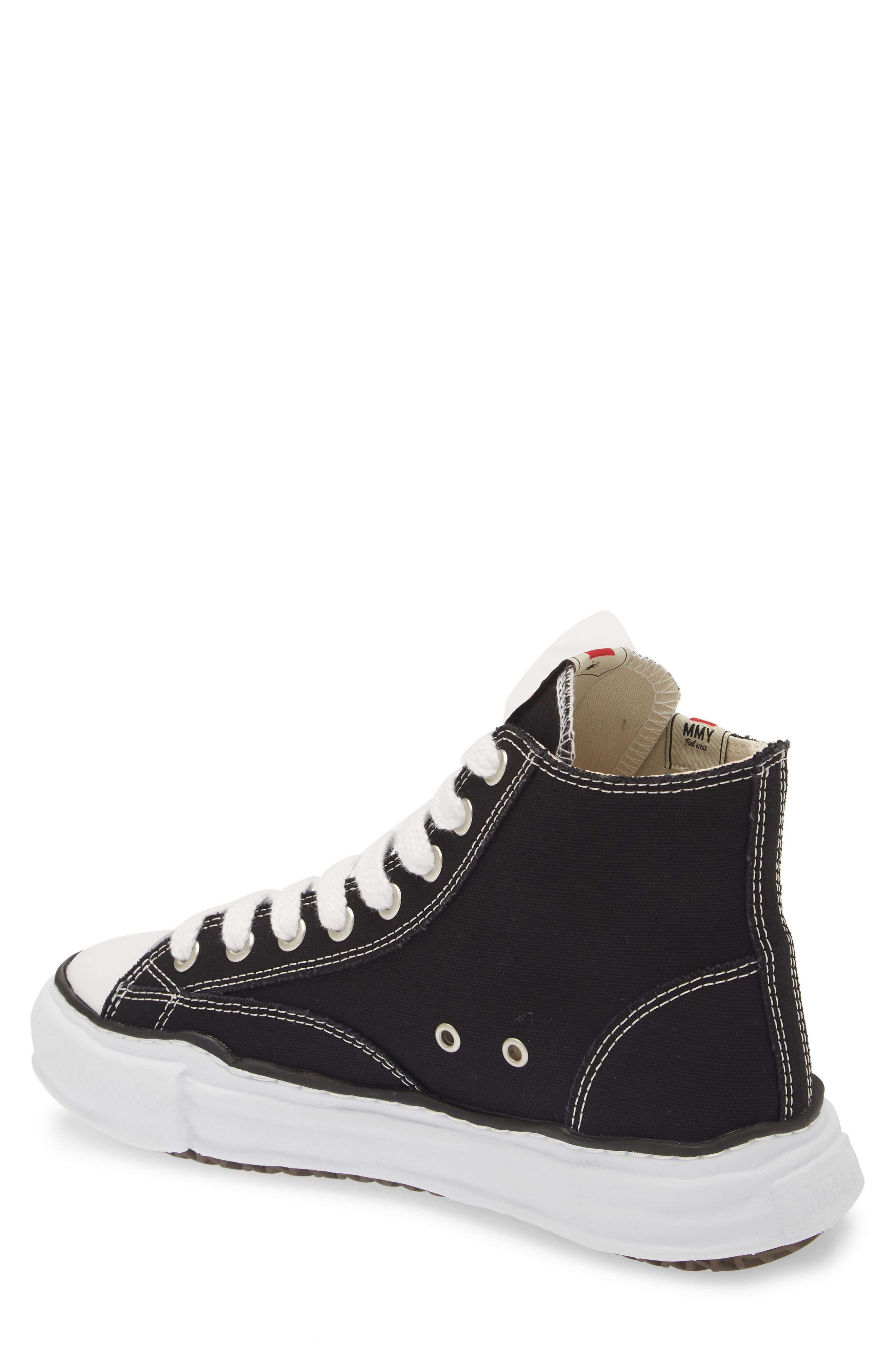 Maison MIHARA YASUHIRO Peterson High Top Sneaker in Black at Nordstrom - 2