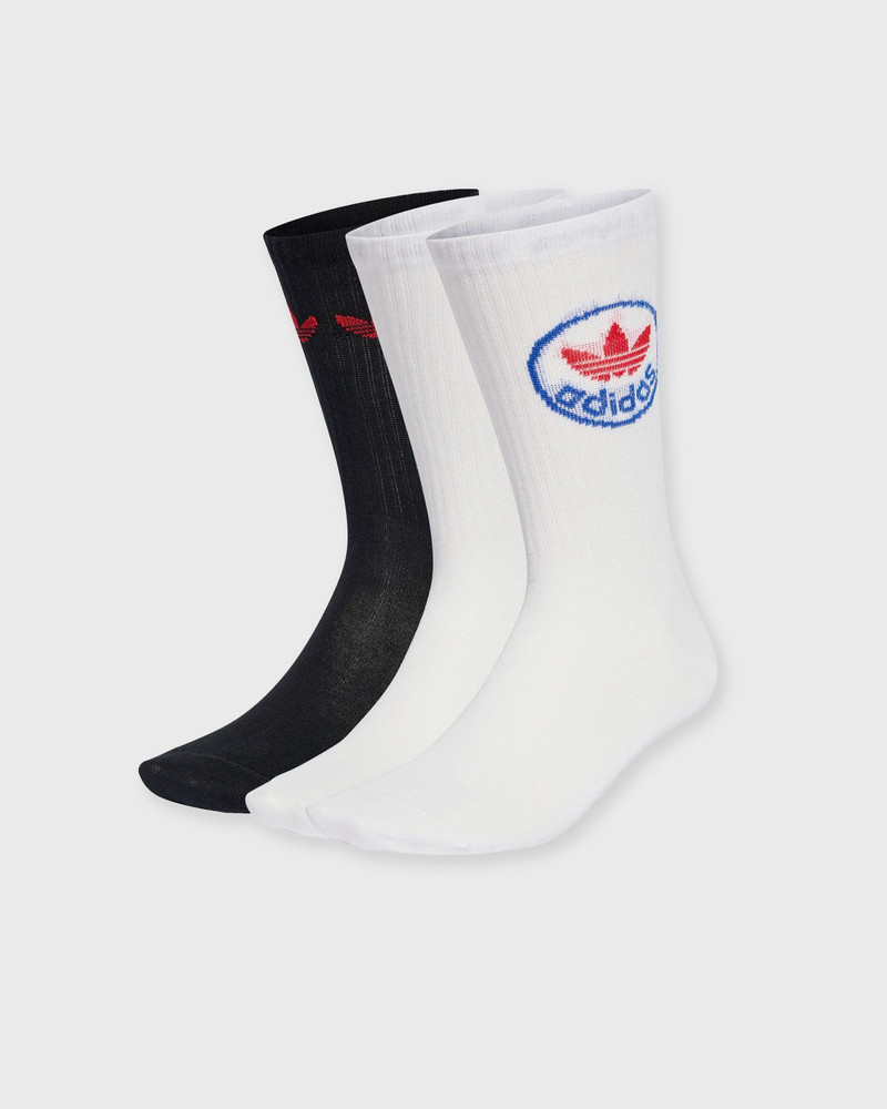 adidas TREFOILS CREW SOCK 3 PAIRS outlook