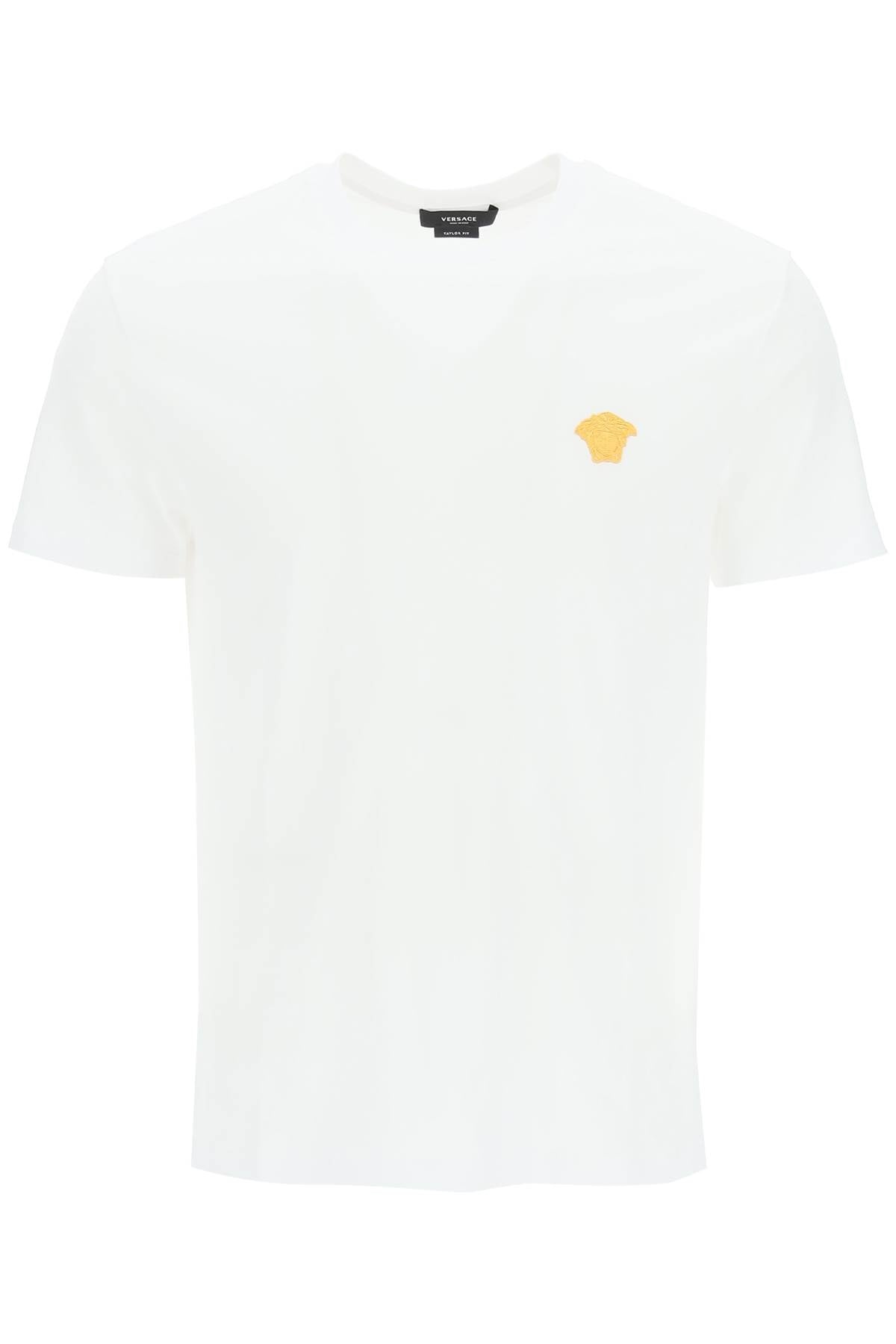 Medusa Embroidered T Shirt - 1