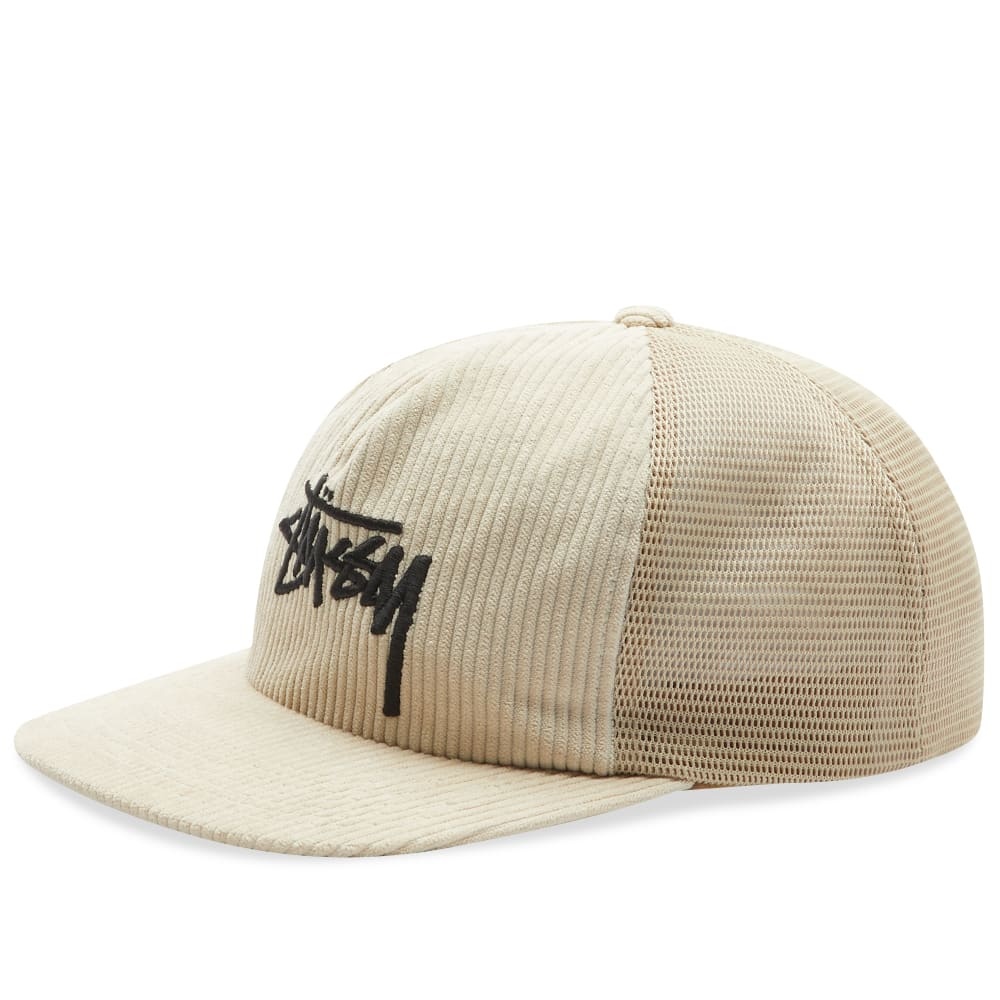 Stussy Corduroy Trucker Cap - 1