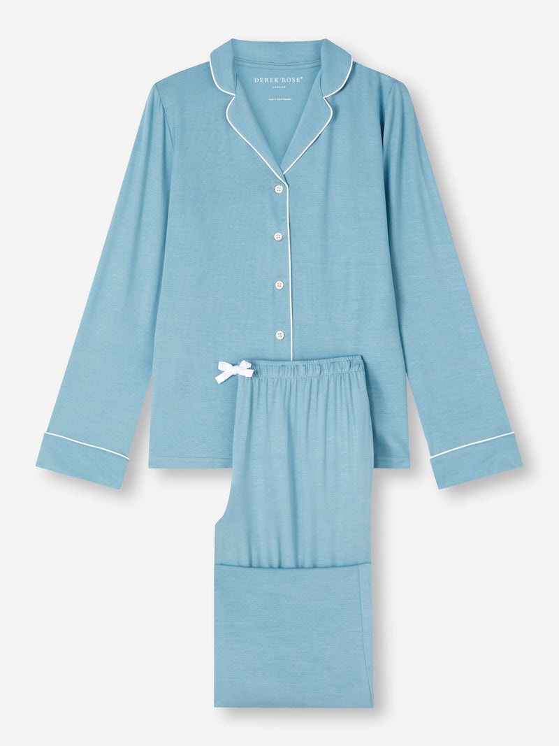 Women's Pyjamas Lara Micro Modal Stretch Soft Aqua - 1