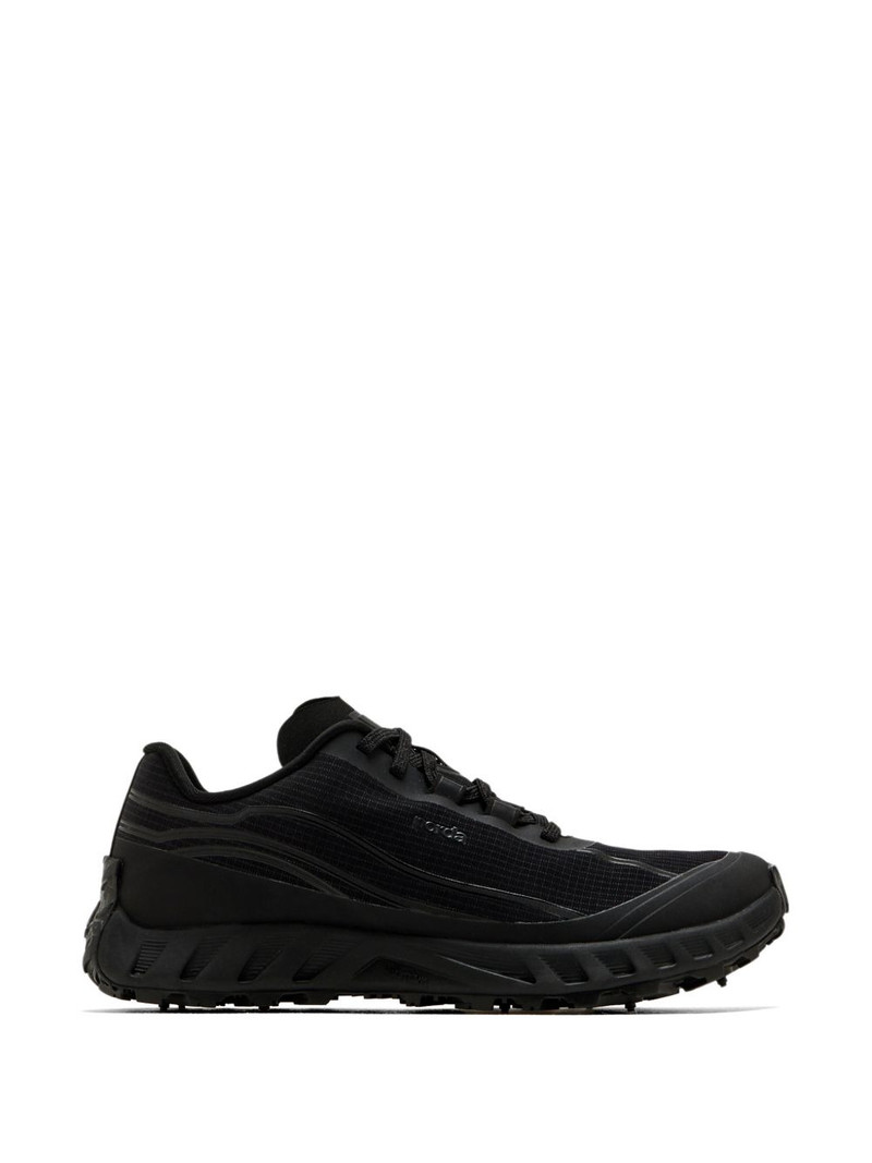 lace-up logo sneakers 1