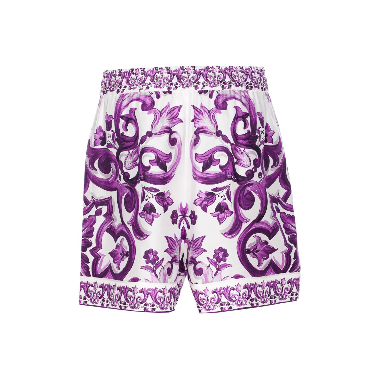 Dolce&Gabbana Women Majolica Print Shorts - 2