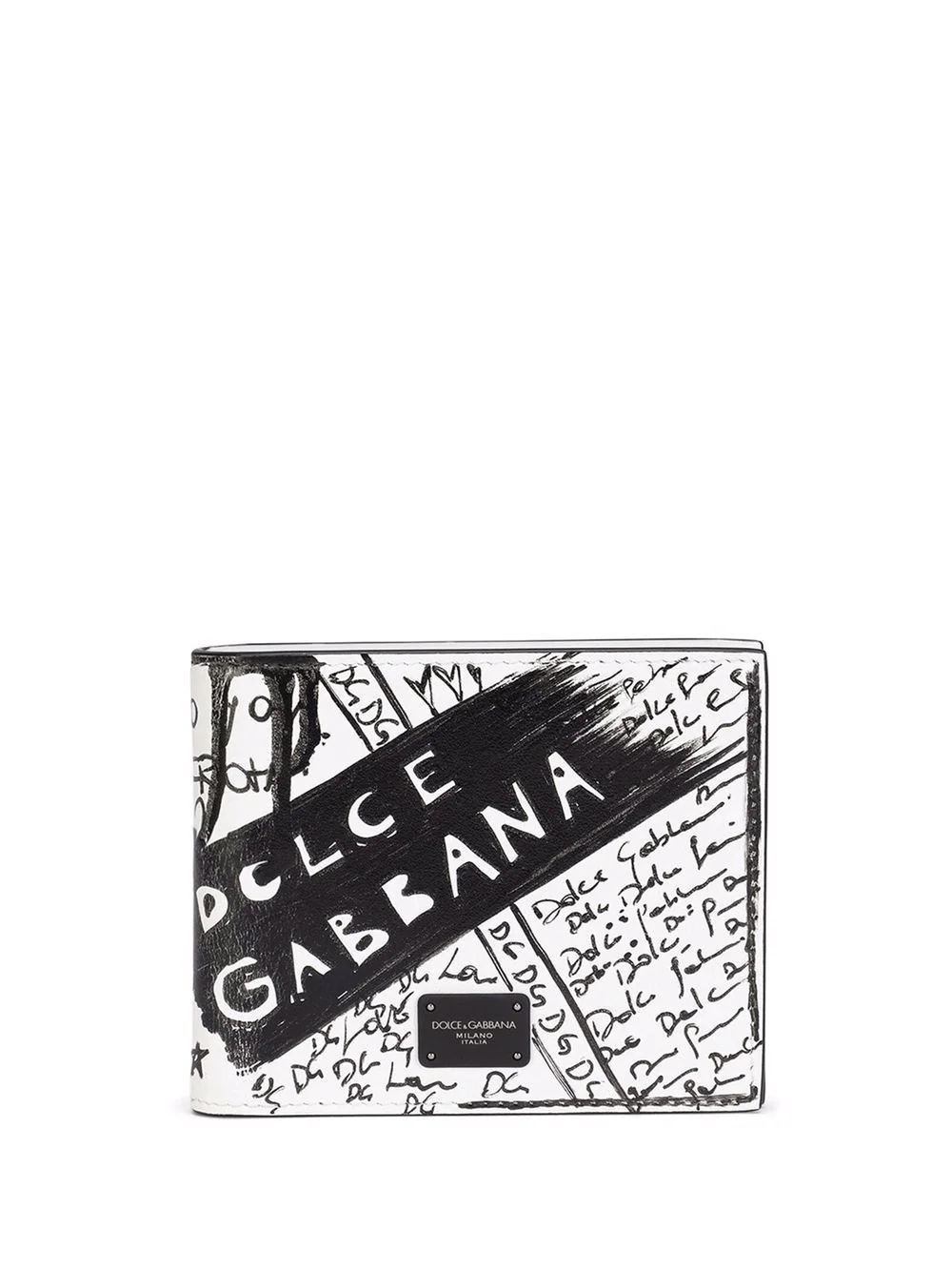 graffiti-print bi-fold wallet - 1